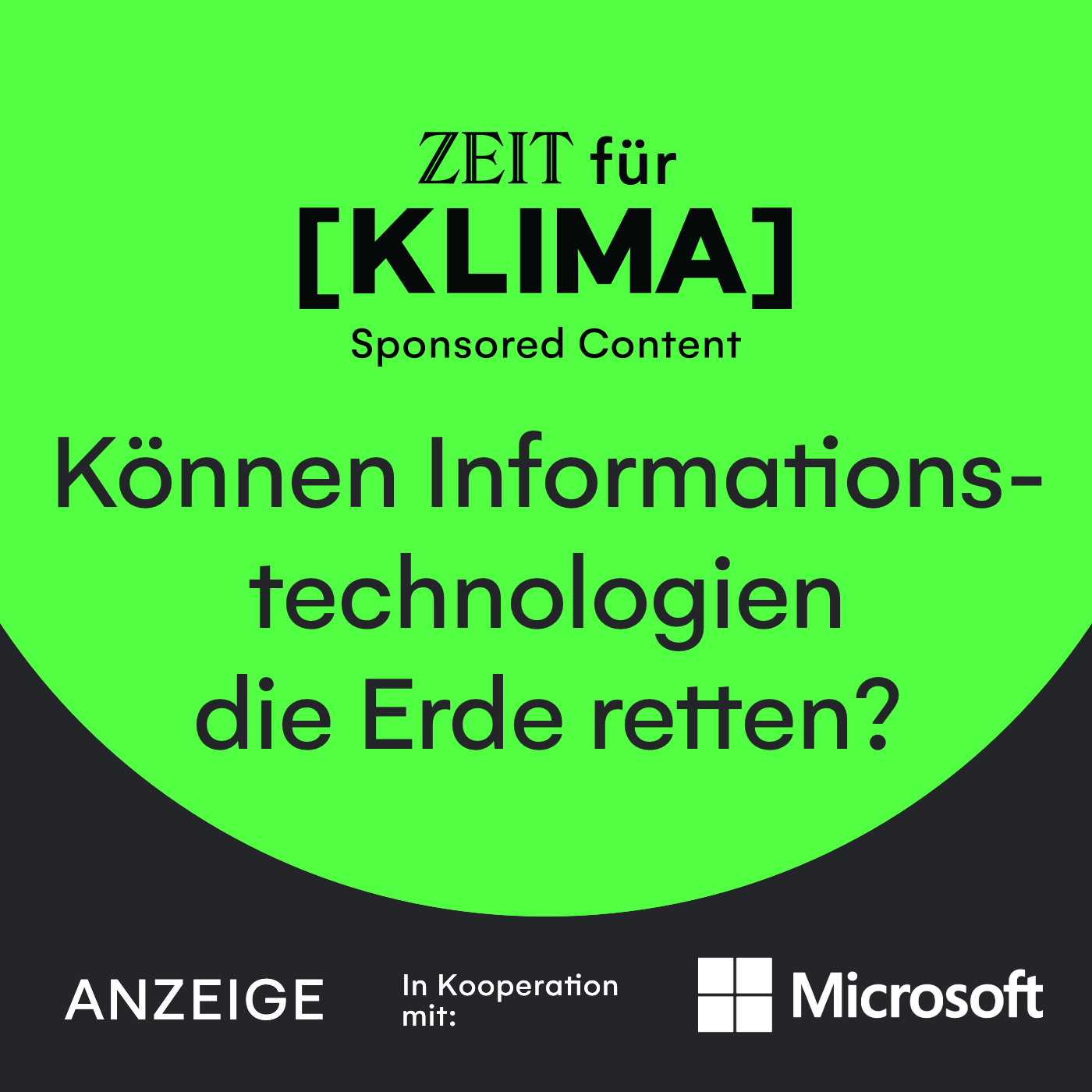 Können Informationstechnologien die Erde retten?