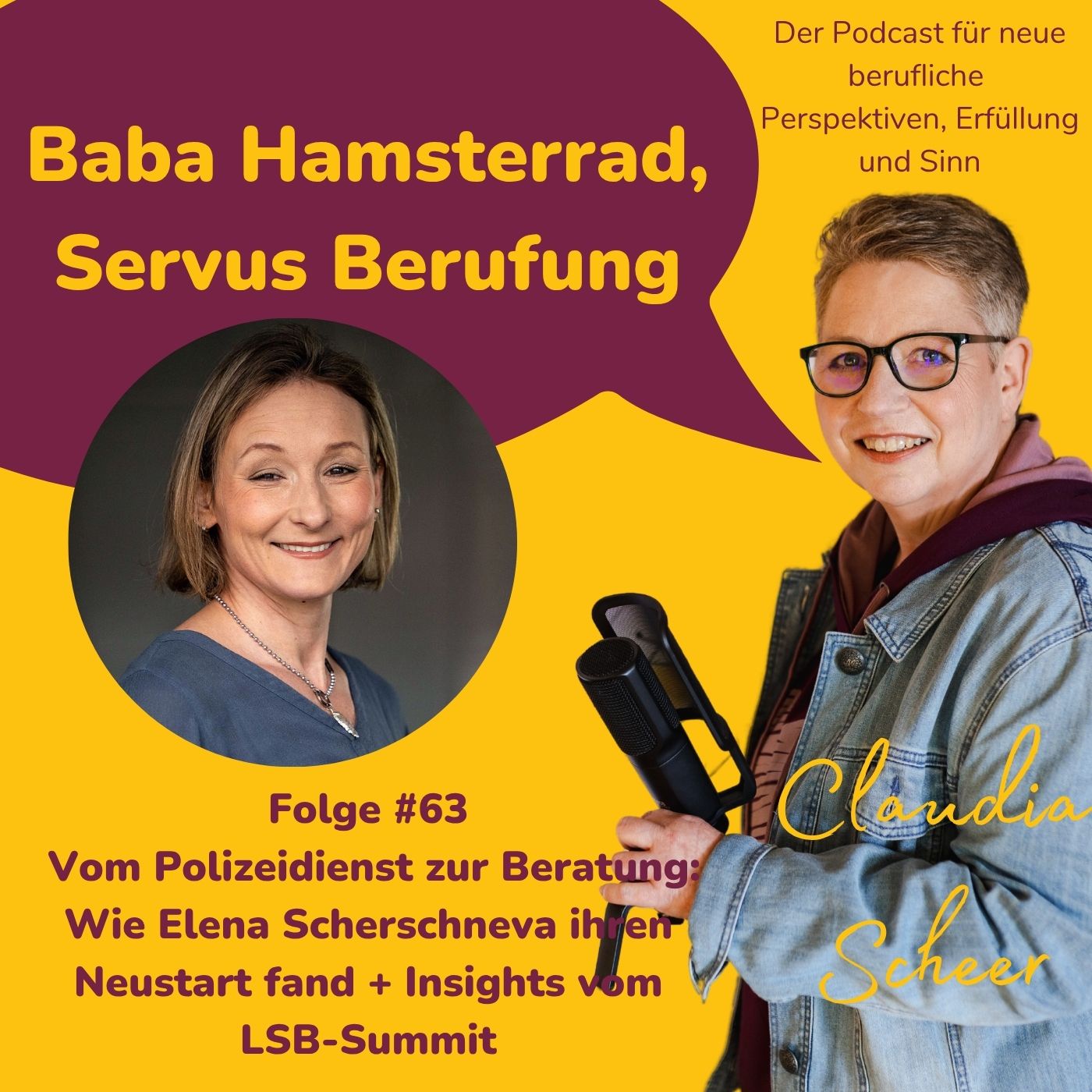 Folge 63 - Vom Polizeidienst zur Beratung: Wie Elena Scherschneva ihren Neustart fand