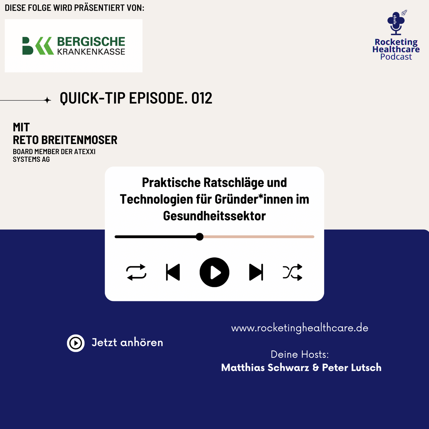 QuickTips #12: Praktische Ratschläge und Technologien für Gründer*innen im Gesundheitssektor