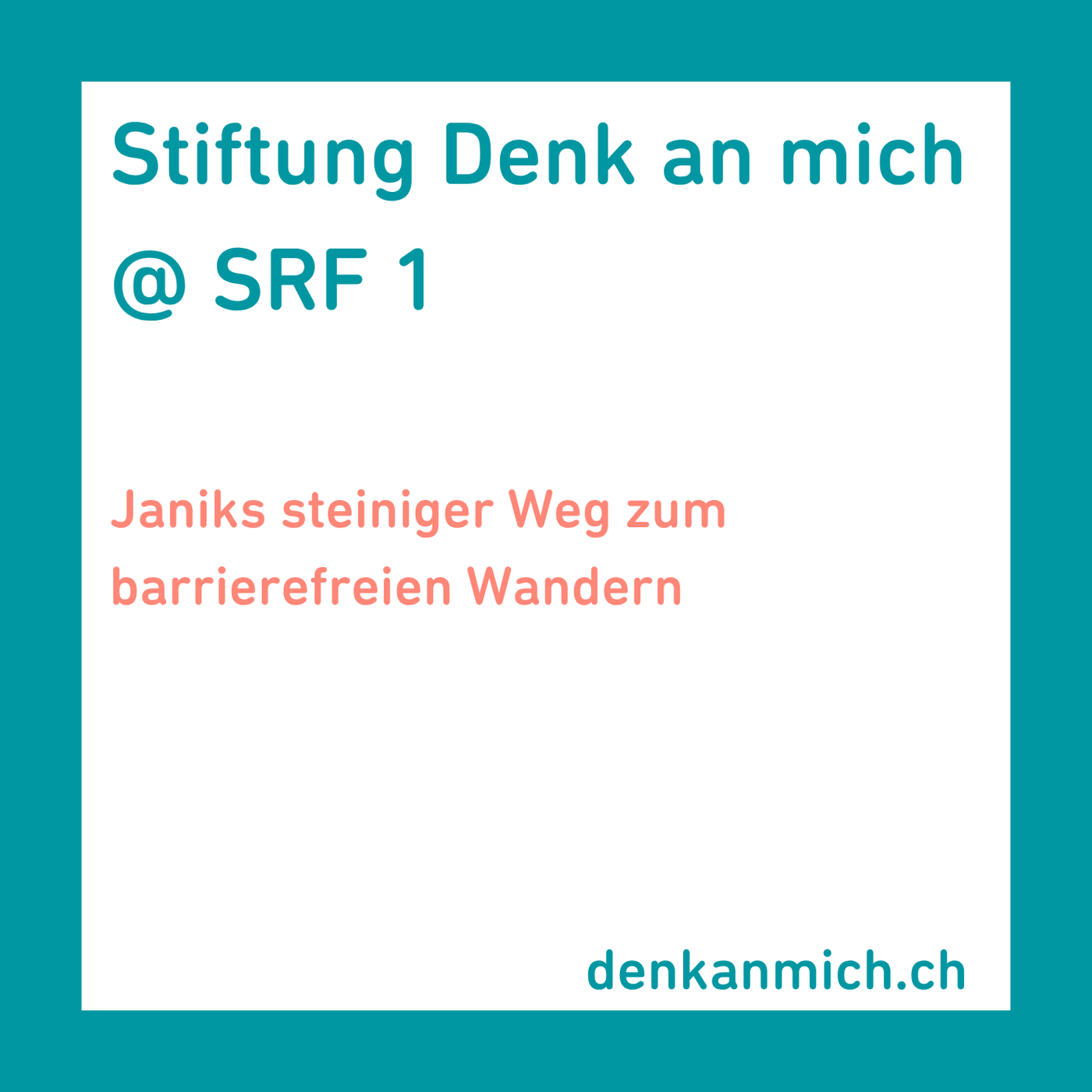 Janiks steiniger Weg zum barrierefreien Wandern