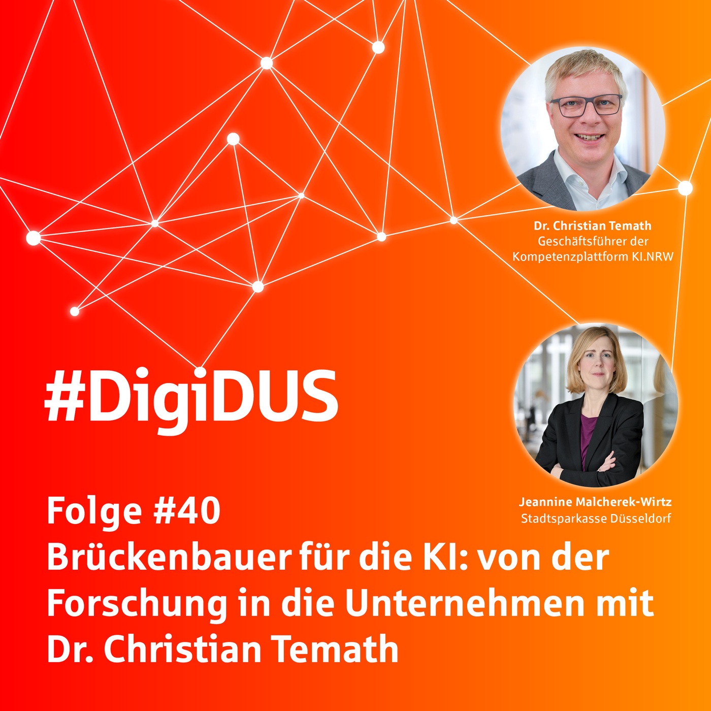 #40 Brückenbauer für KI: Von der Forschung in die Unternehmen - mit Dr. Christian Temath | KI.NRW