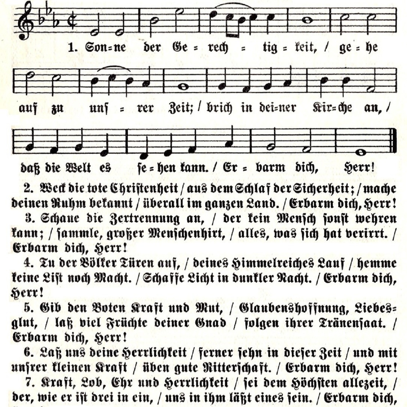 Sonne der Gerechtigkeit (EG 262 und 263)