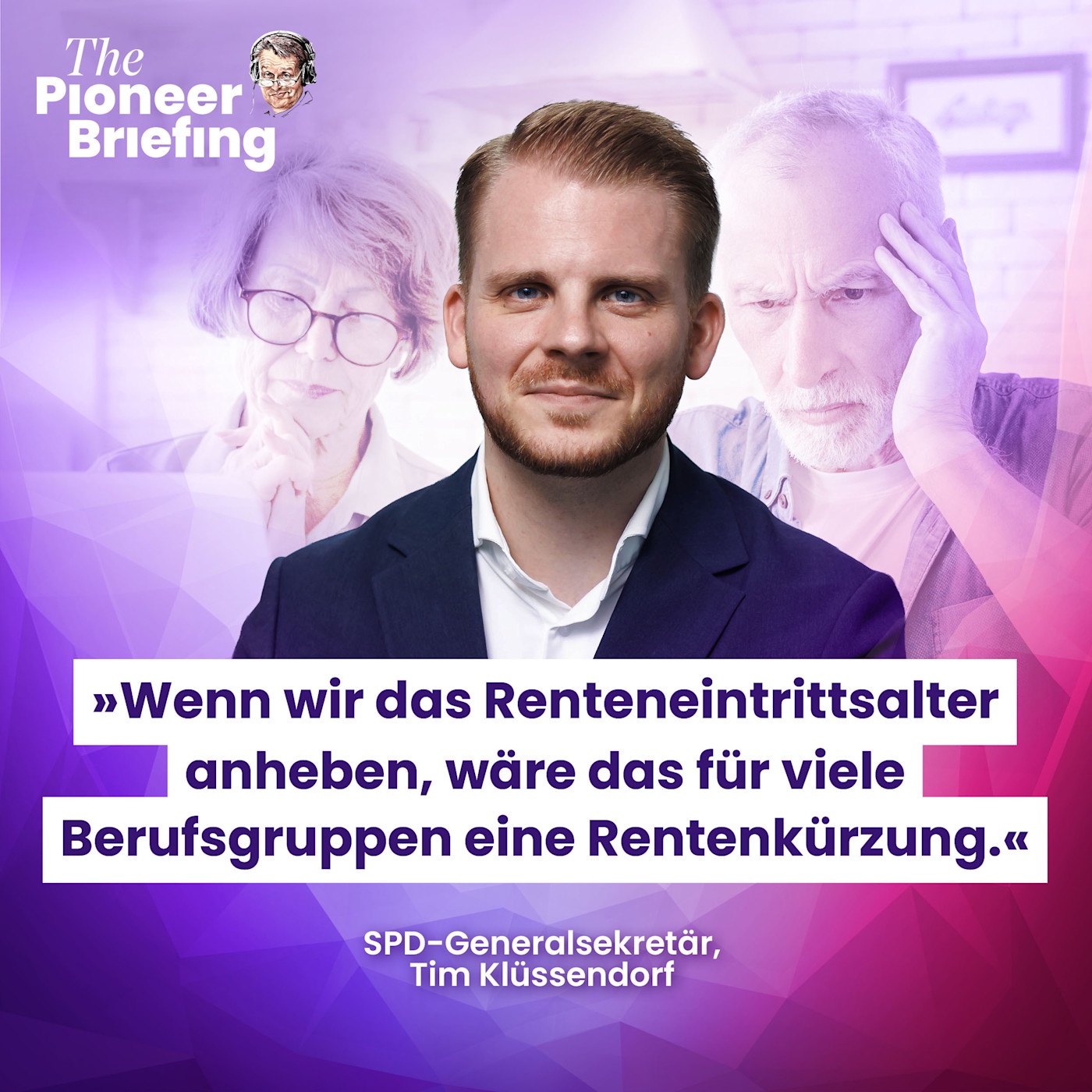 SPD-Generalsekretär: „Die aktuelle Rentendiskussion hat mit der Realität wenig zu tun.”