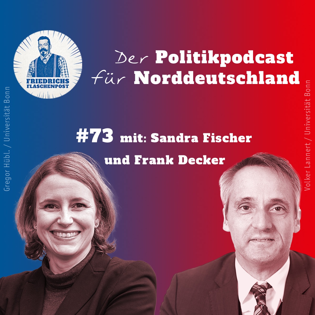 Folge 73: Wie steht es um das Demokratievertrauen im Norden, Sandra Fischer und Frank Decker?