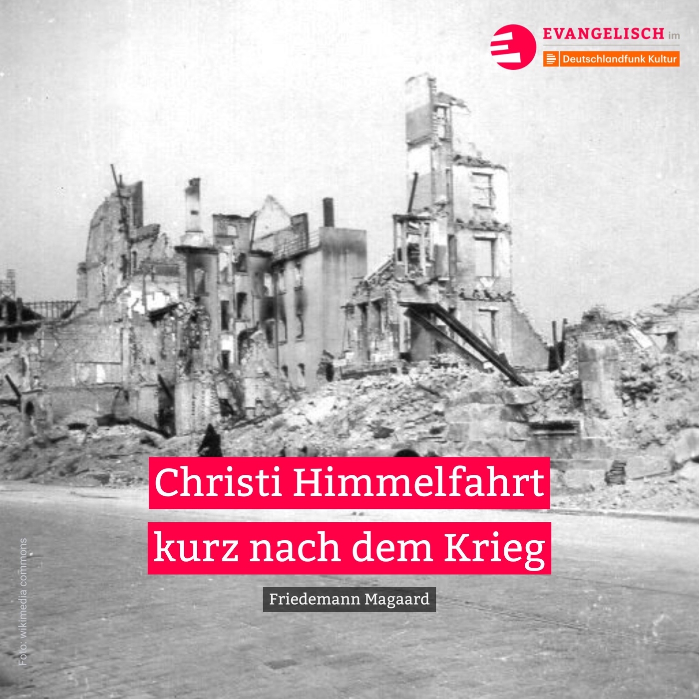 Christi Himmelfahrt kurz nach dem Krieg