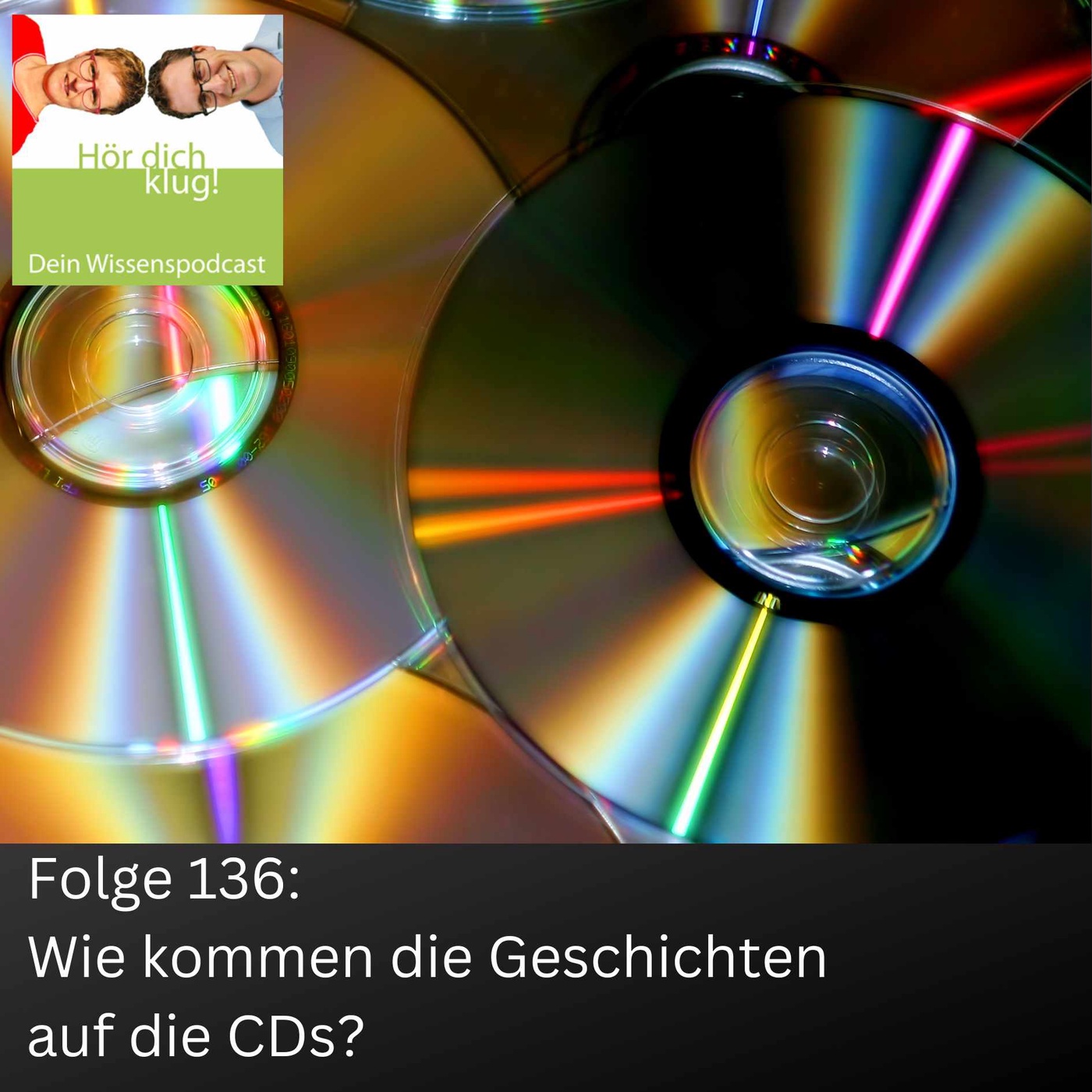 Wie kommen die Geschichten auf die CDs?