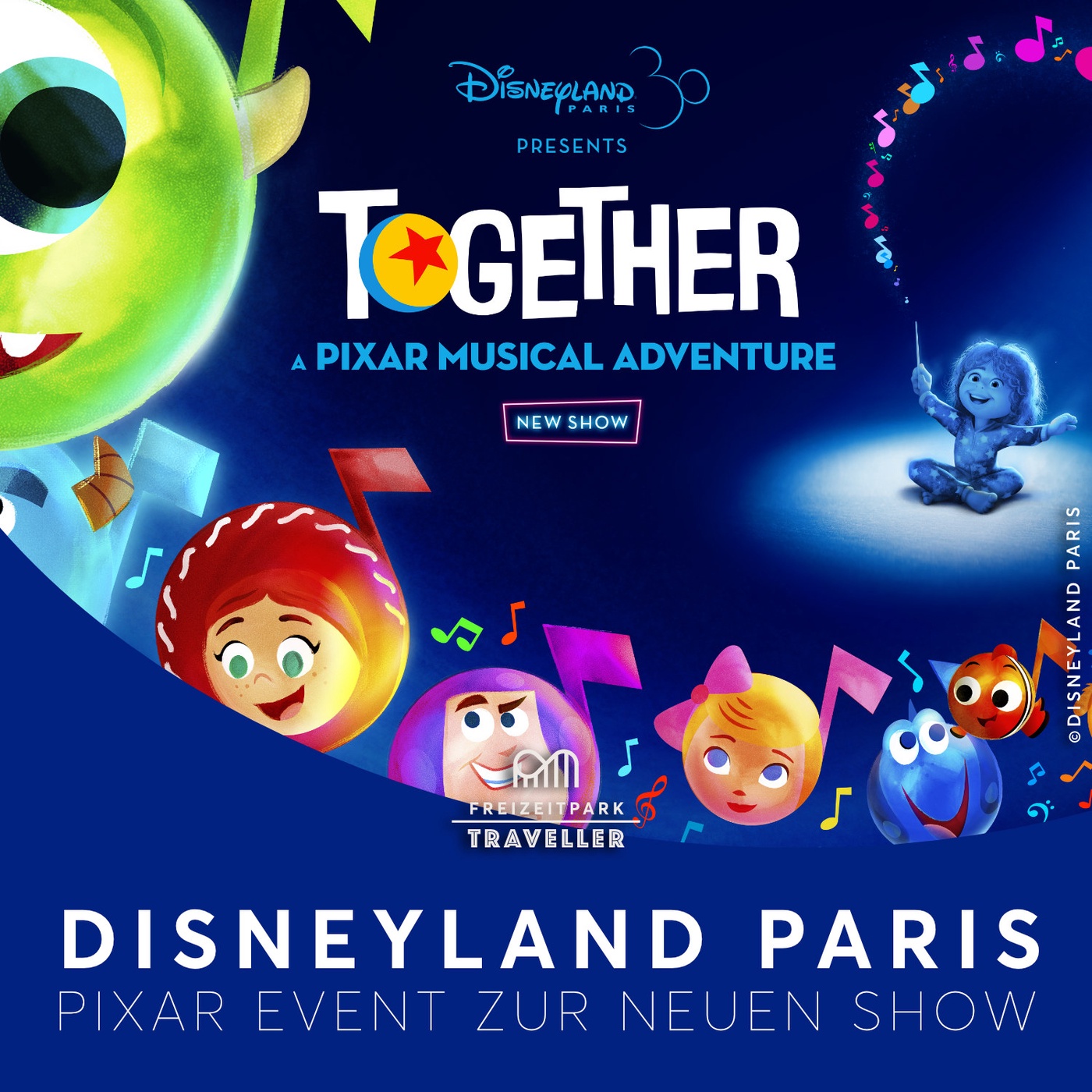 PIXAR Event in Disneyland Paris - Show Highlight im Sommer!