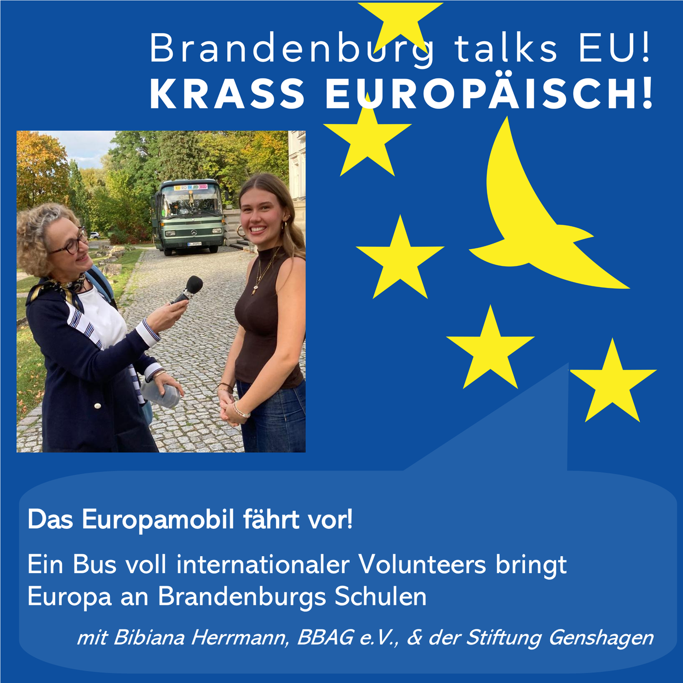 Das Europamobil fährt vor!