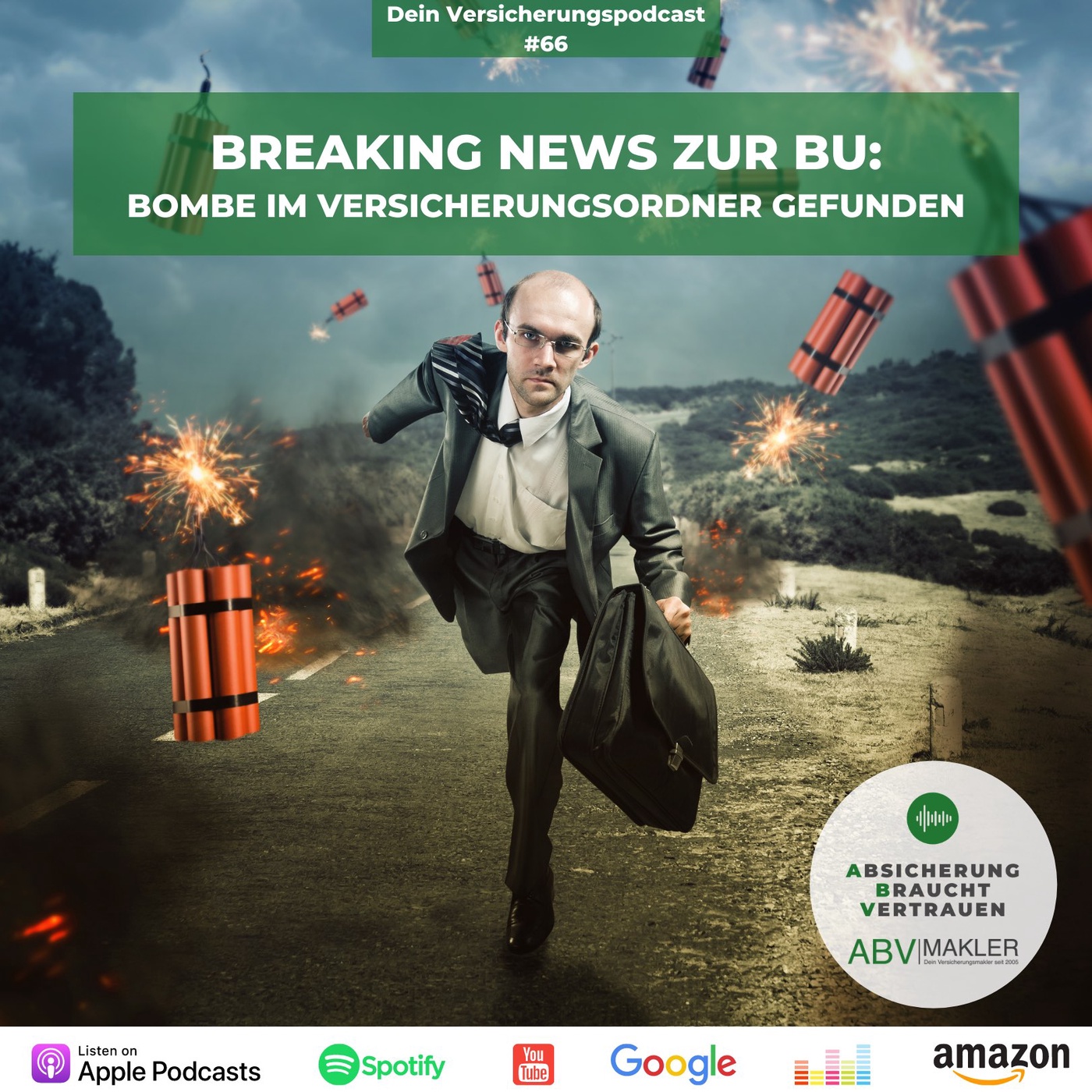 Breaking News zur BU: Bombe im Versicherungsordner gefunden