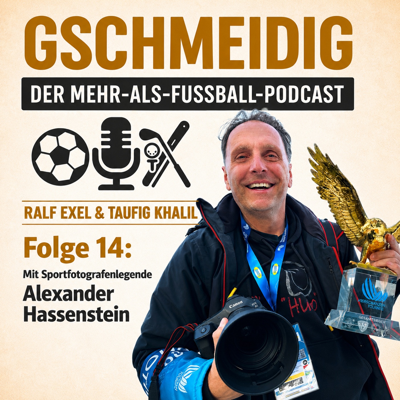 Von Ronaldo bis zu Papst Franziskus - er hat sie fast alle vor der Linse. Sportfotograf Alexander Hassenstein 
