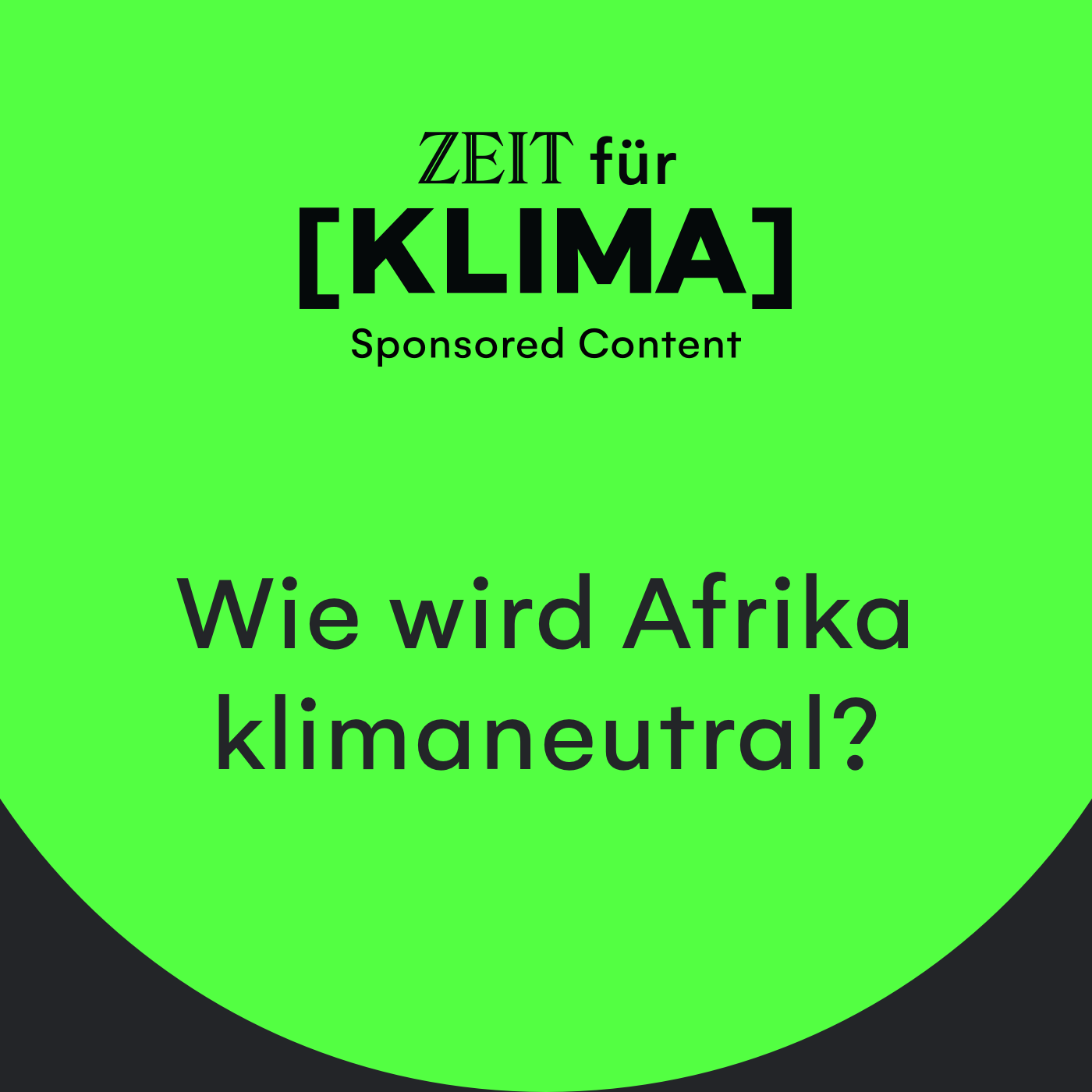 Wie wird Afrika klimaneutral?