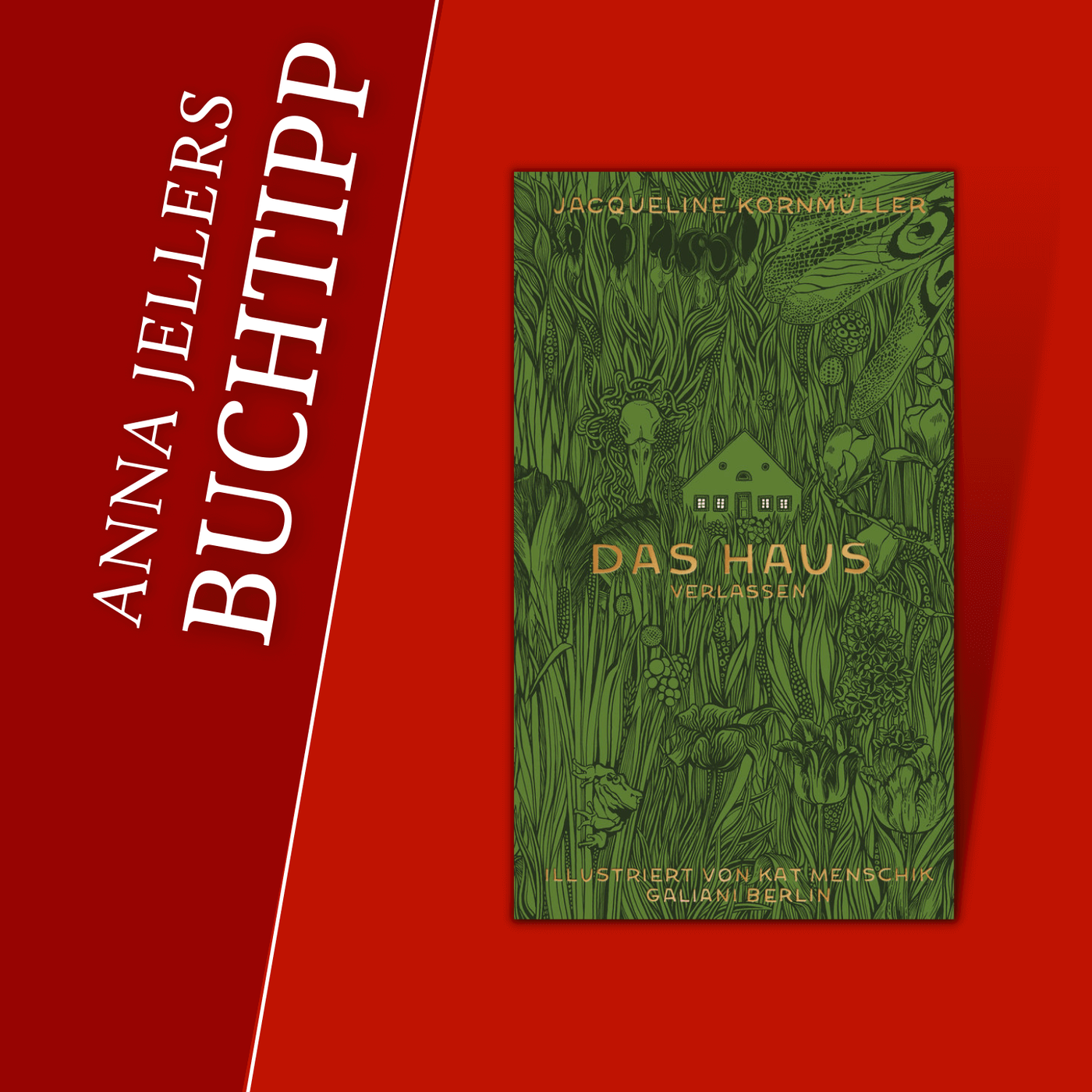 Anna Jellers Buchtipp | Jacqueline Kornmüller, Kat Menschik: Das Haus verlassen