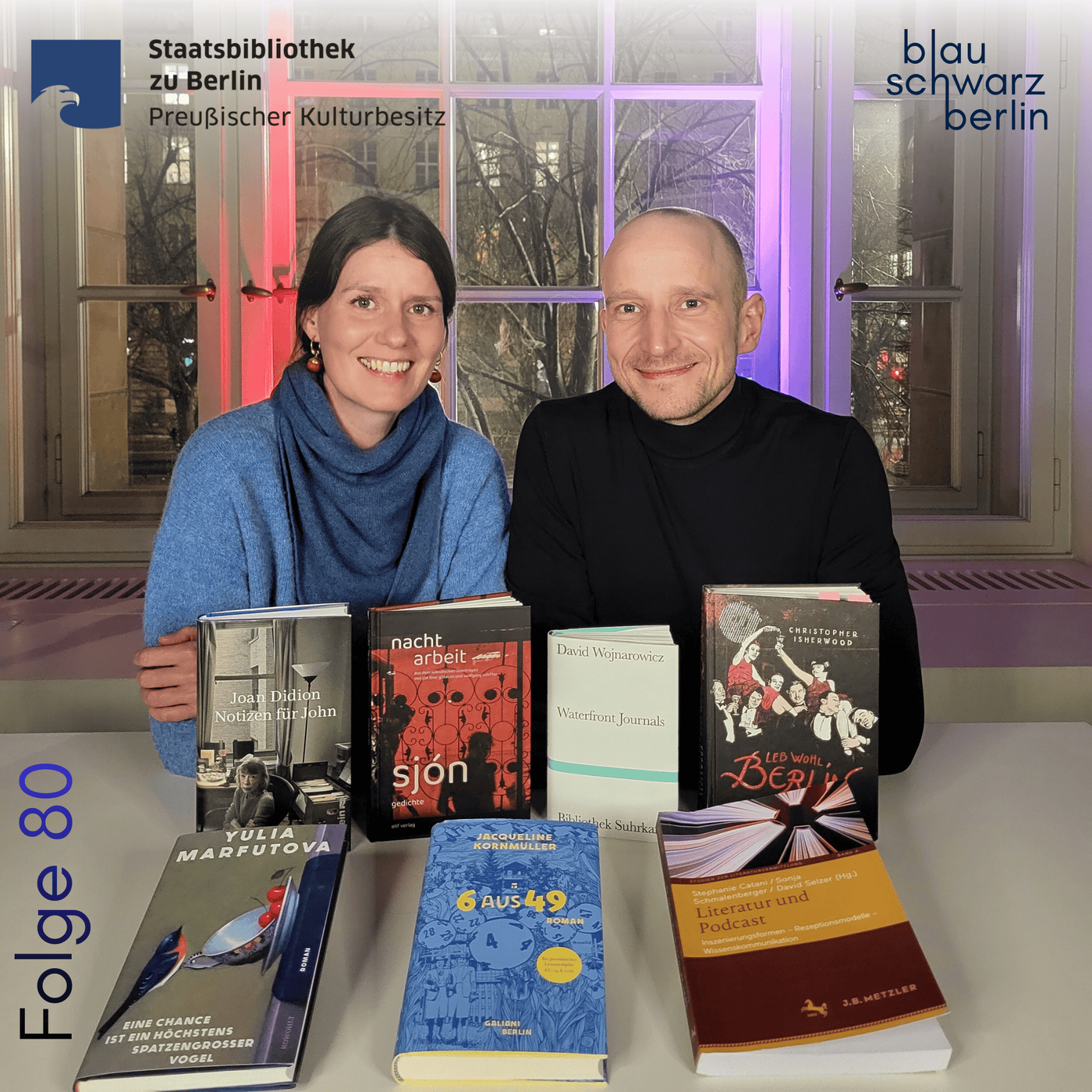 blauschwarzberlin. Der Literaturpodcast Folge #80 Januar 2026