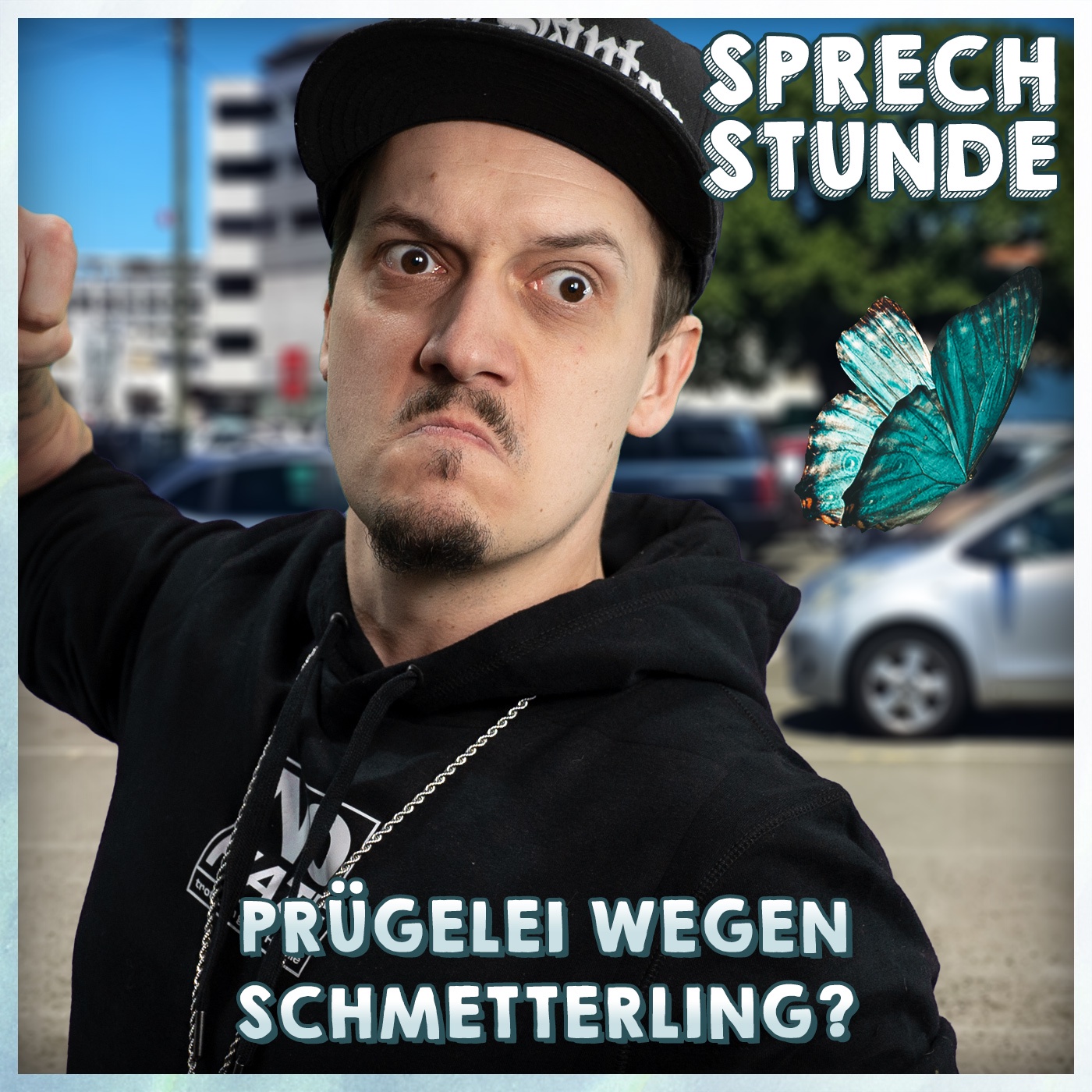 Prügelei wegen Schmetterling?