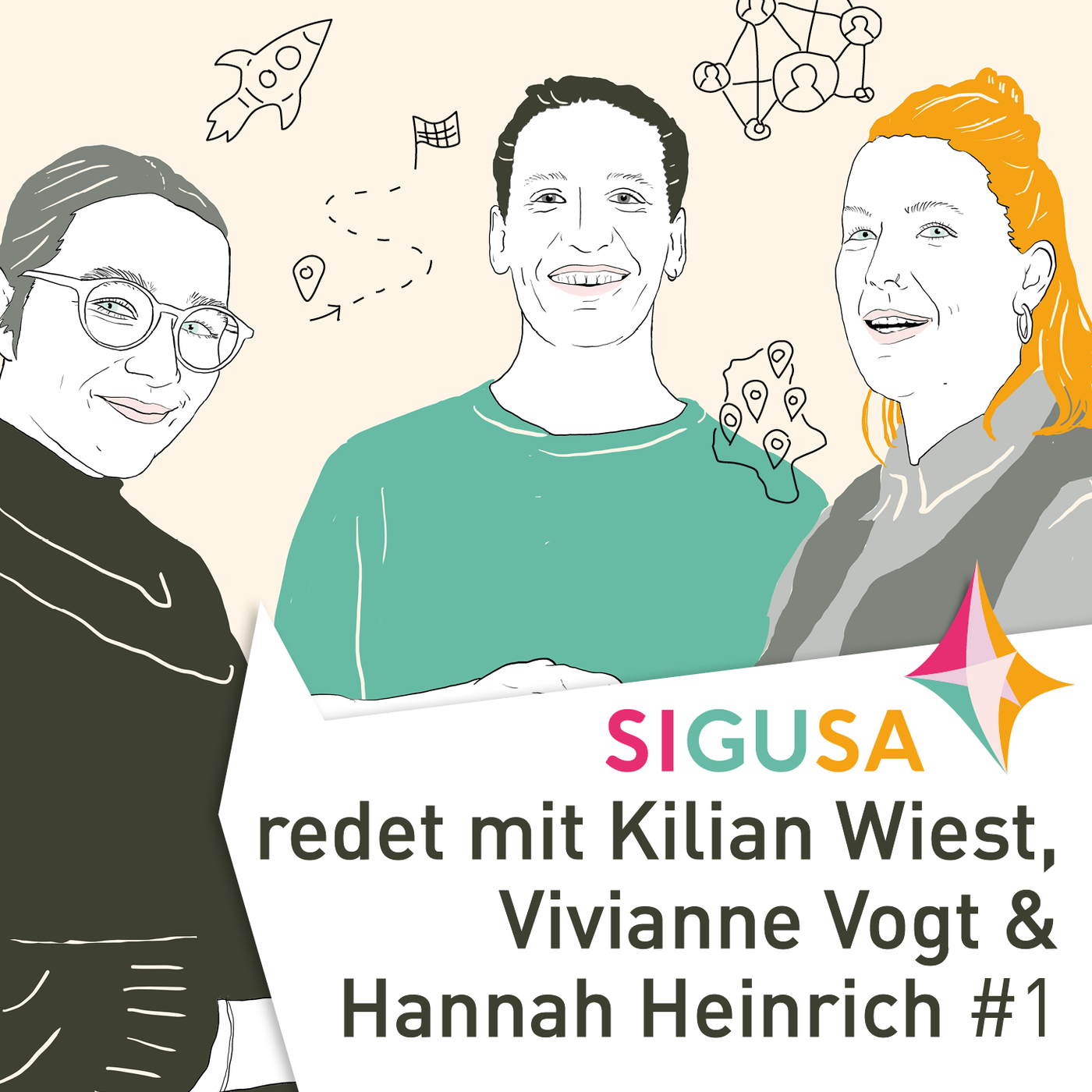 SIGUSA redet mit Hannah Heinrich, Vivianne Vogt und Kilian Wiest Teil 1