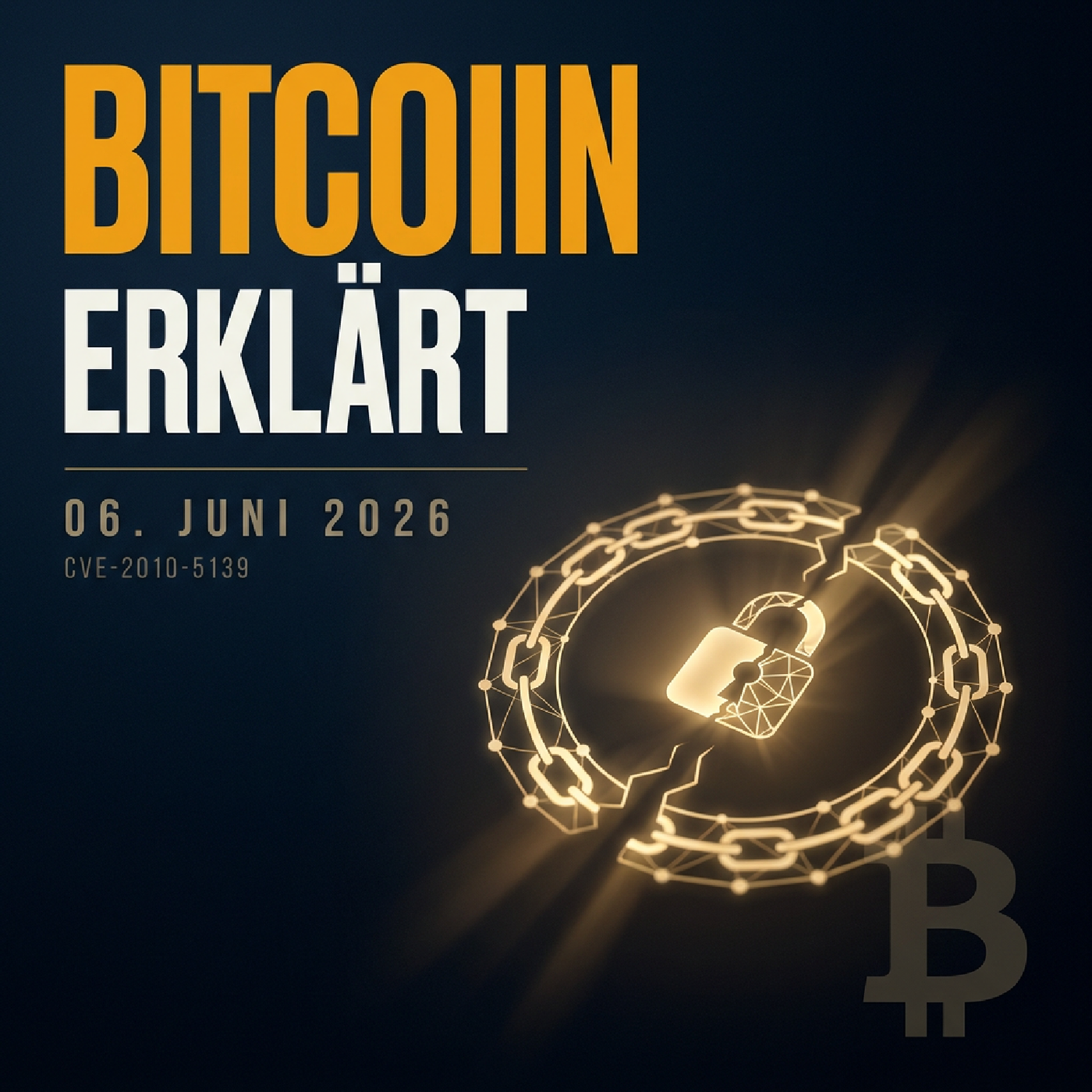 Bitcoin Erklärt · 06.06.2026 — Bitcoin Sicherheitslücke 2010: CVE-2010-5139 erklärt