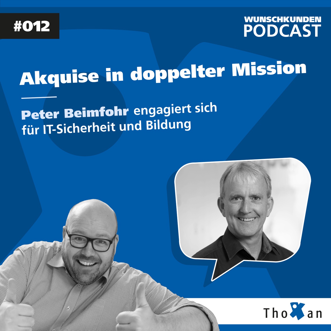 Akquise in doppelter Mission: Wie sich Peter Beimfohr für IT-Sicherheit und Bildung engagiert