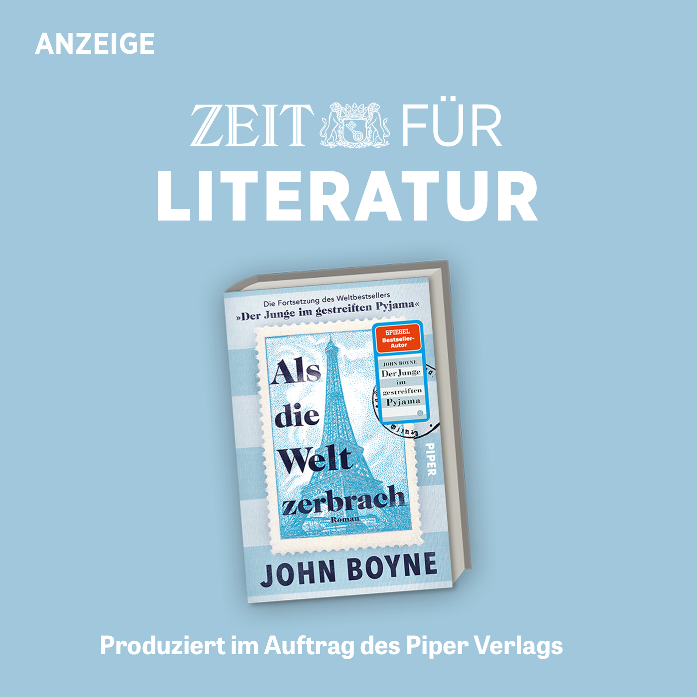 ZEIT für Literatur mit John Boyne