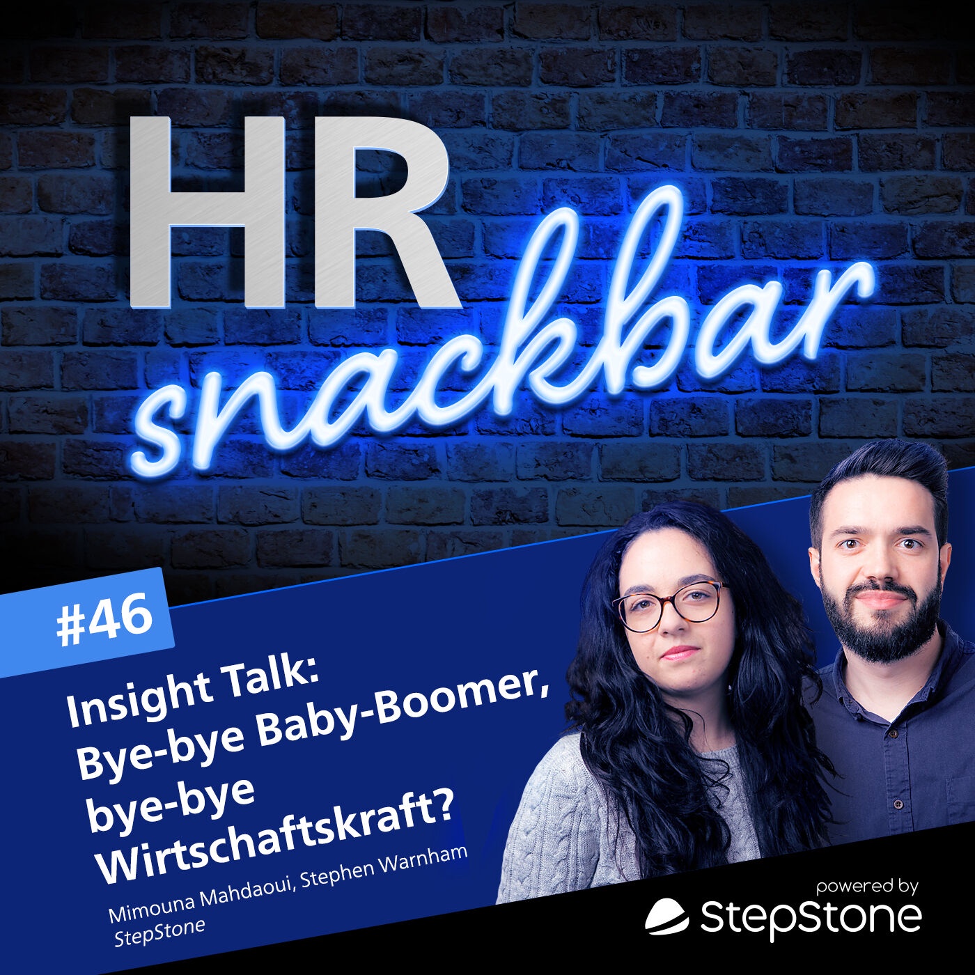 Insight Talk: Bye-bye Baby-Boomer, bye-bye Wirtschaftskraft? (mit Mimouna Mahdaoui und Stephen Warnham von StepStone)