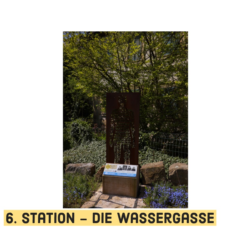 6. Station: Die Stele in der Wassergasse