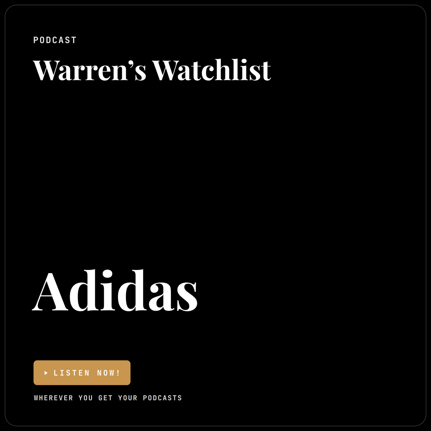 Adidas - Update 08/26/2026 - ISIN DE000A1EWWW0