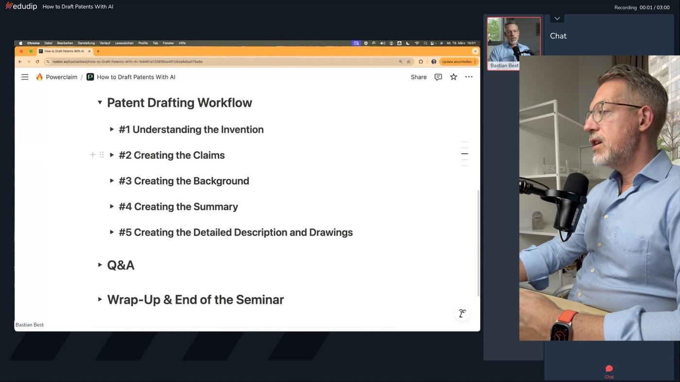AI-Assisted Patent Drafting. How I Do It.