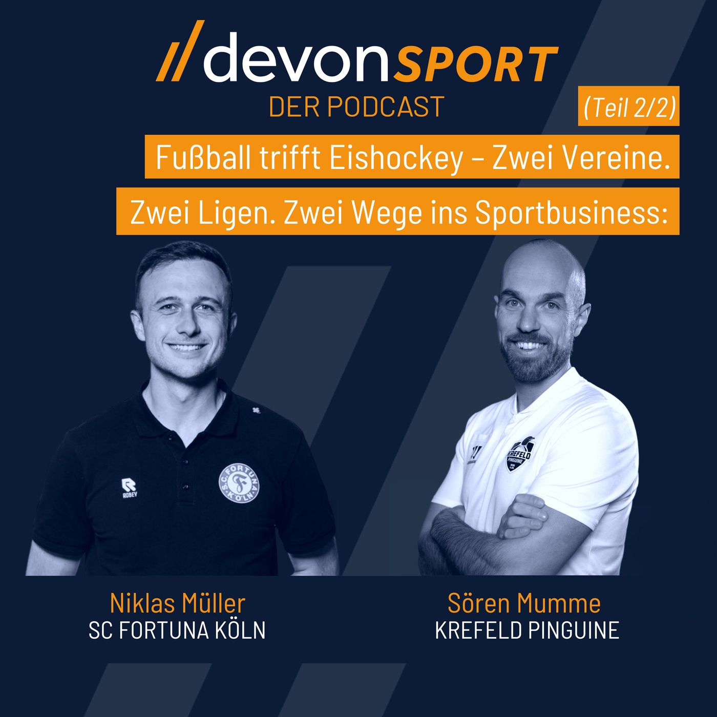 Fußball trifft Eishockey – Zwei Vereine. Zwei Ligen. Zwei Wege (Teil 2) mit Niklas Müller und Sören Mumme #104