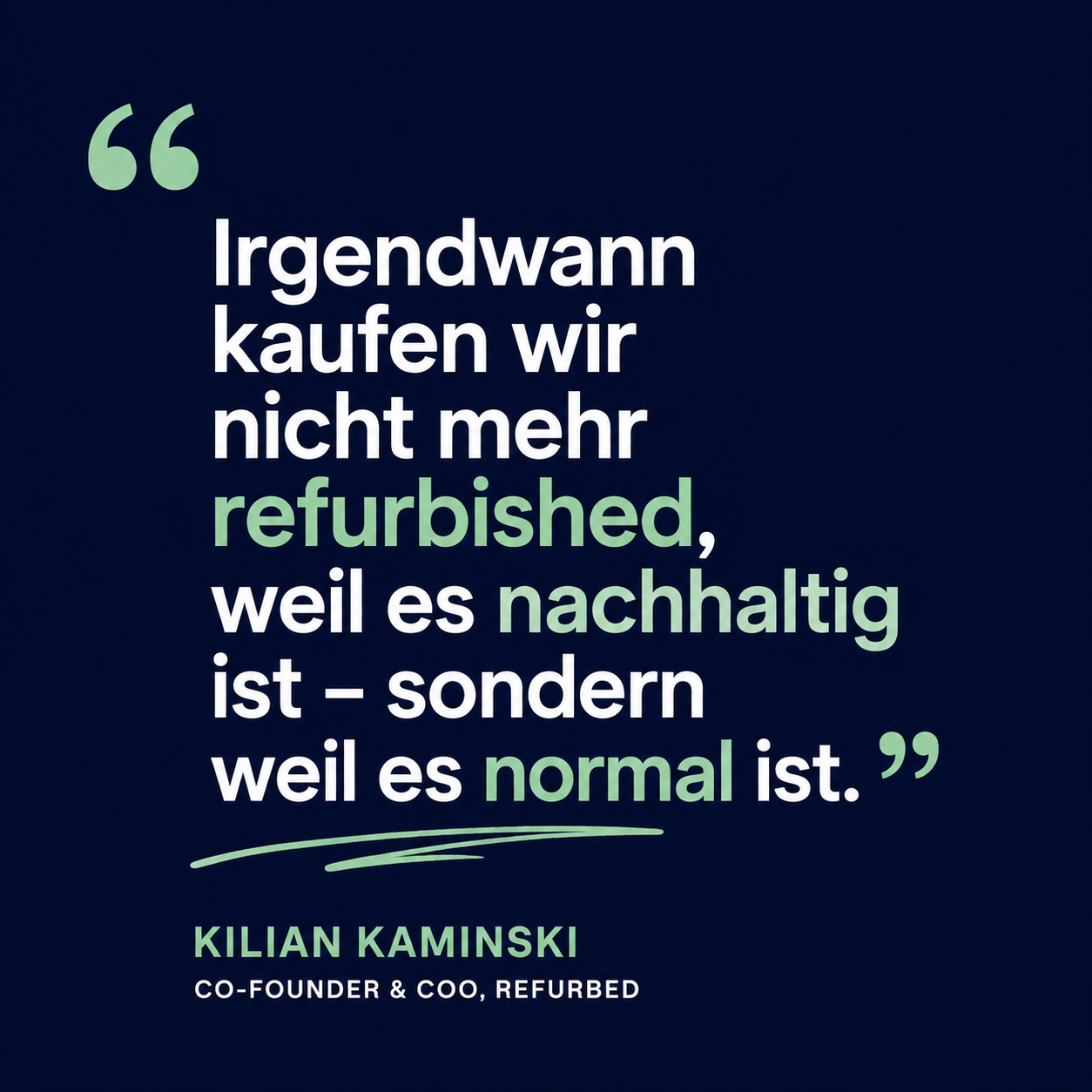 #074: Wie refurbed Europa erobert – mit Kilian Kaminski