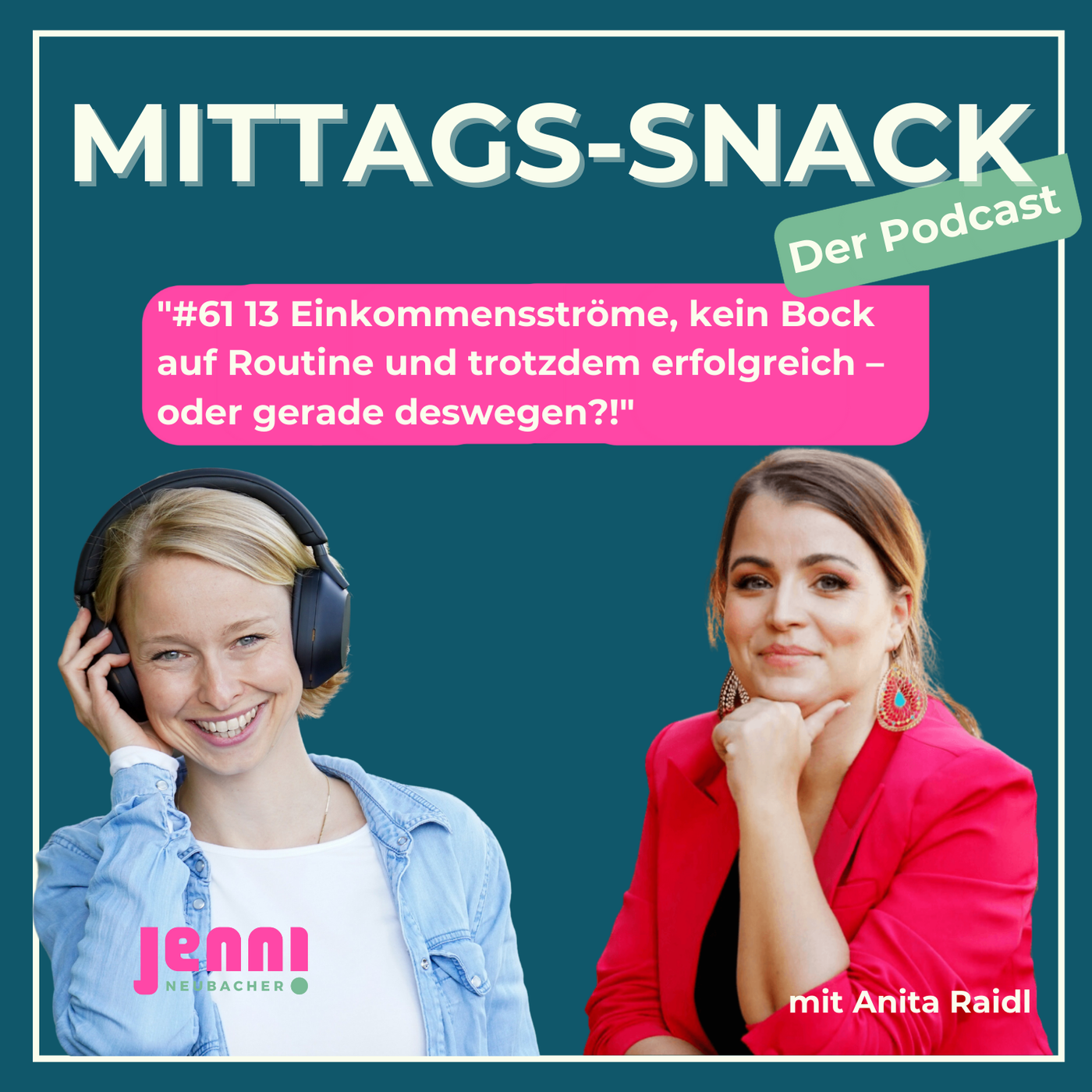 #61 13 Einkommensströme, kein Bock auf Routine und trotzdem erfolgreich – oder gerade deswegen?!