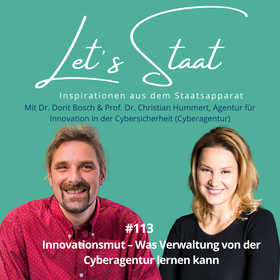# 113 Innovationsmut  – Was Verwaltung von der Cyberagentur lernen kann  
