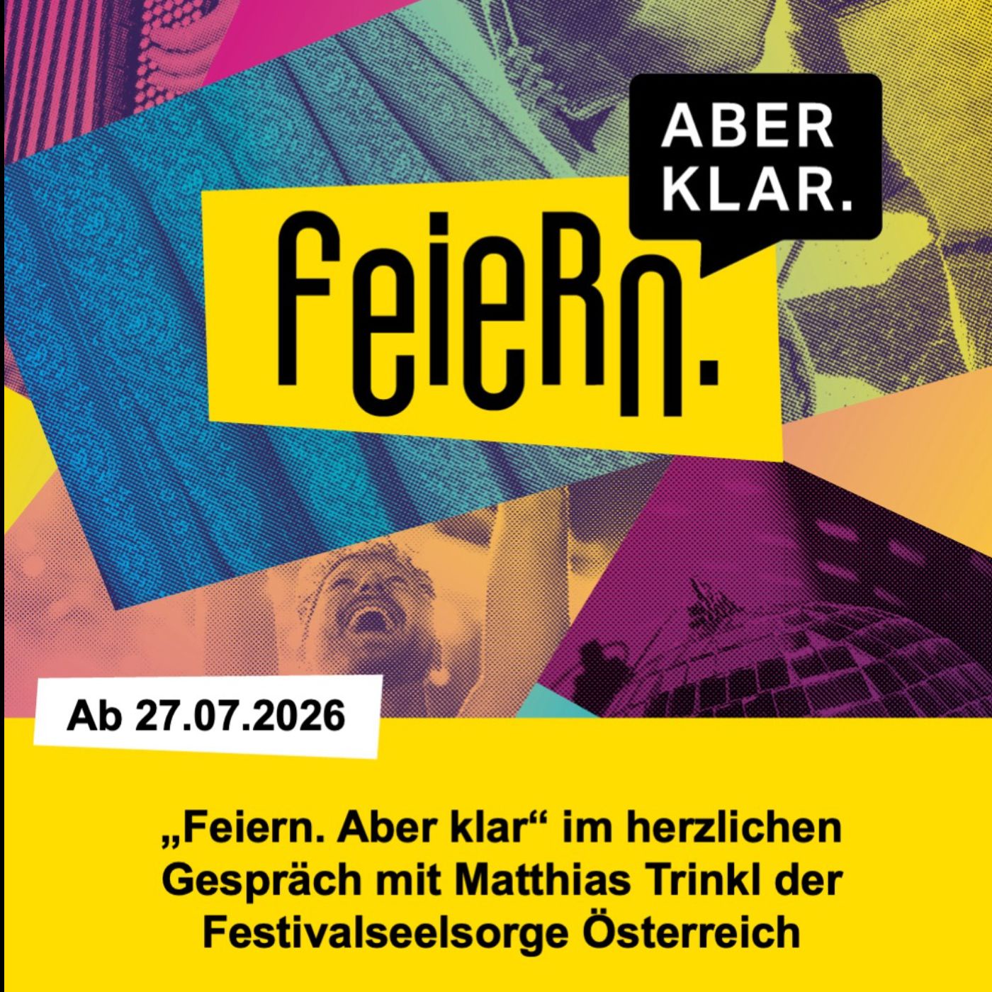 Im herzlichen Gespräch mit Matthias Trinkl, Festivalseelsorge Österreich