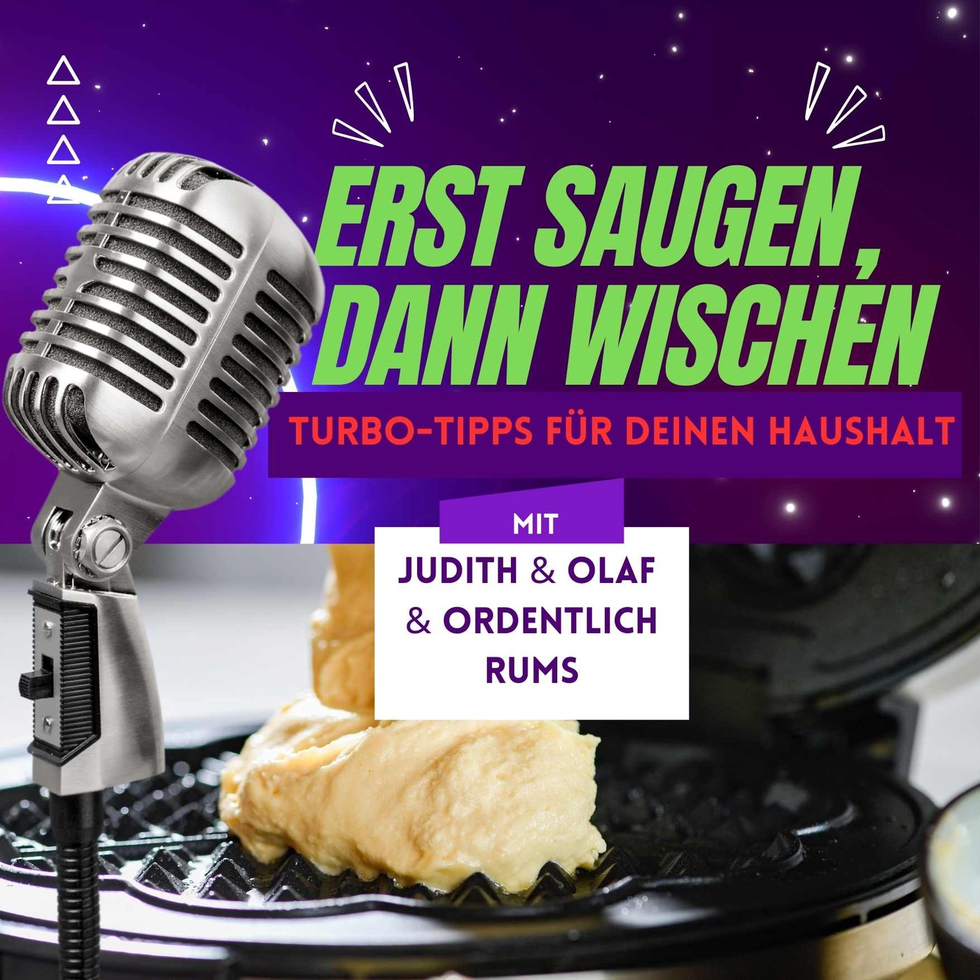 Damit wird dein Waffeleisen sauber