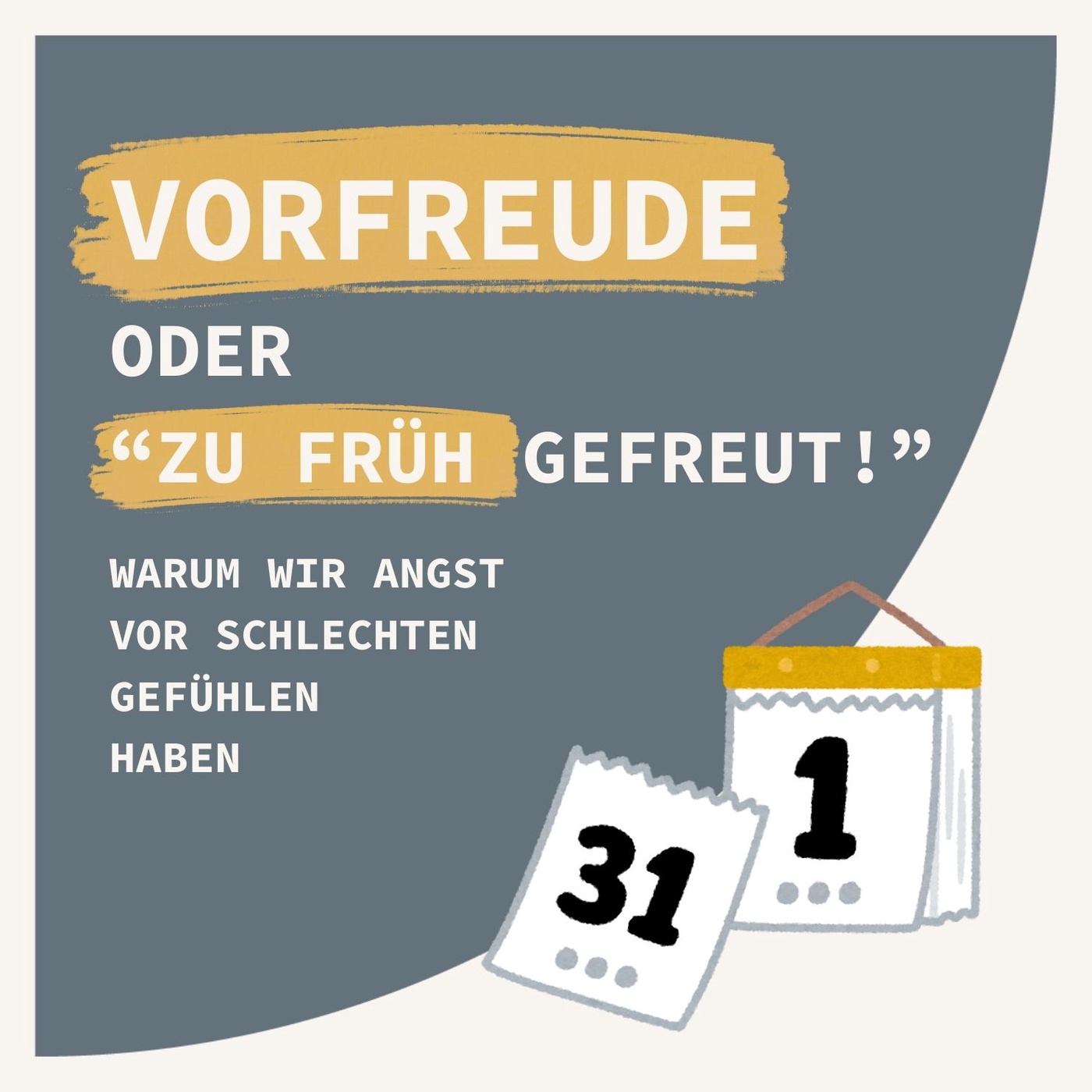 Vorfreude, oder 