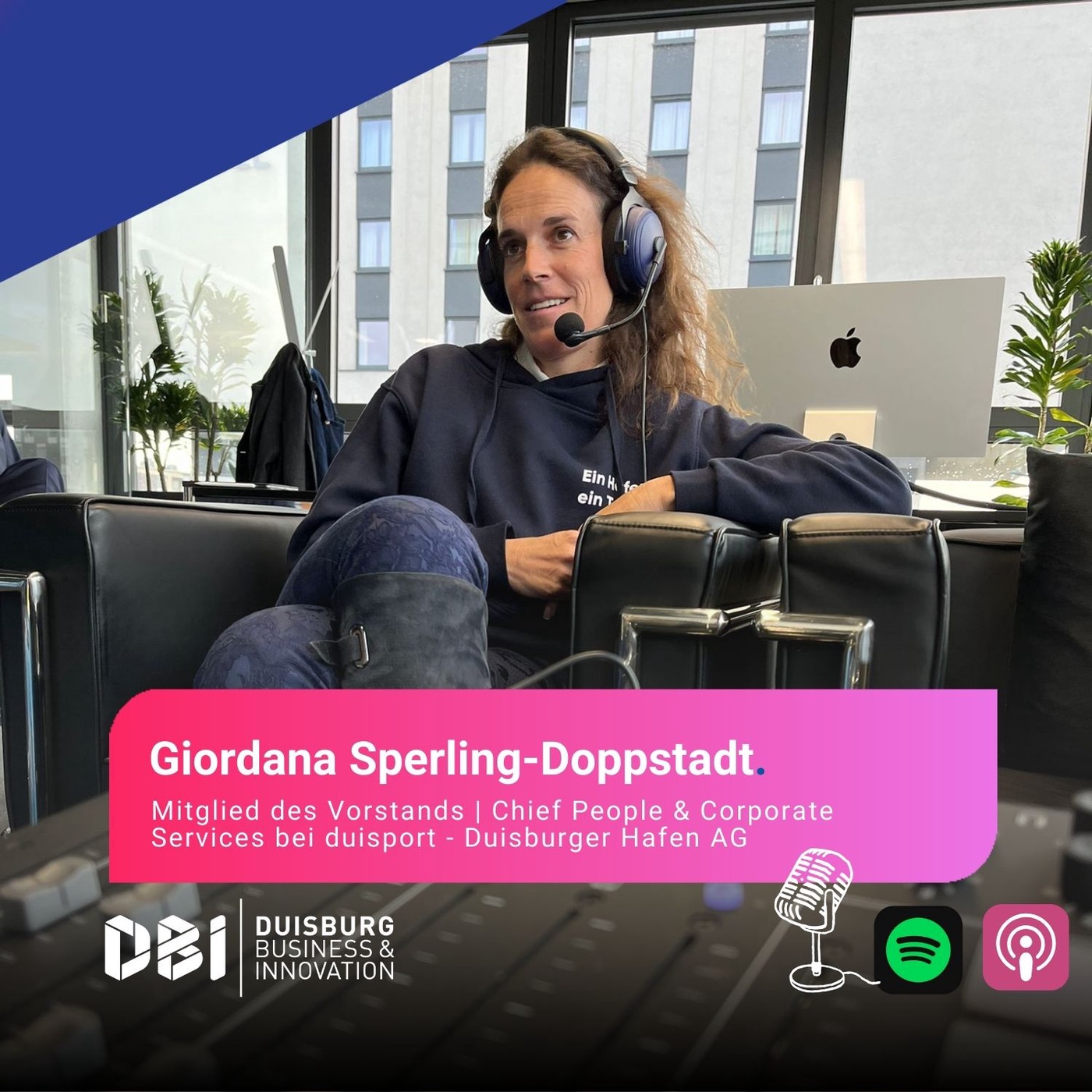 Im Gespräch mit Giordana Sperling-Doppstadt / Duisburger Hafen, Tor zur Welt