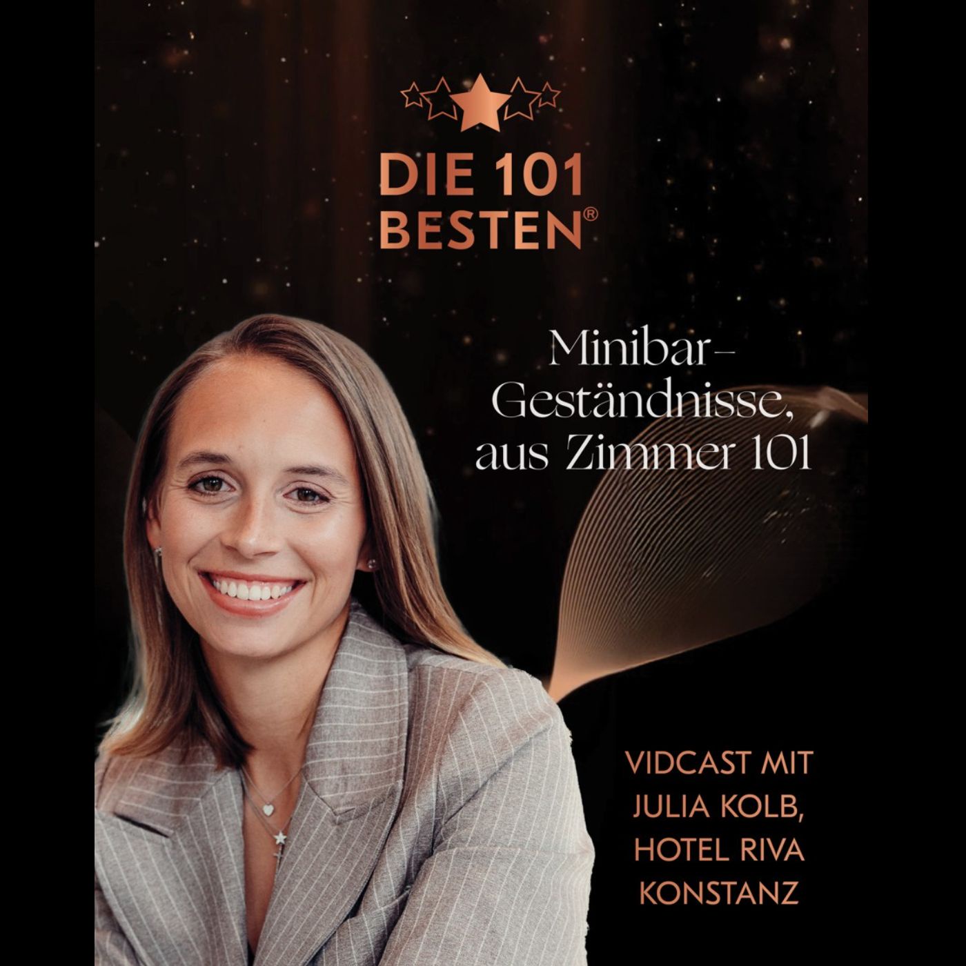 Julia Kolb  zu Gast an der „Minibar im Zimmer 101“.
