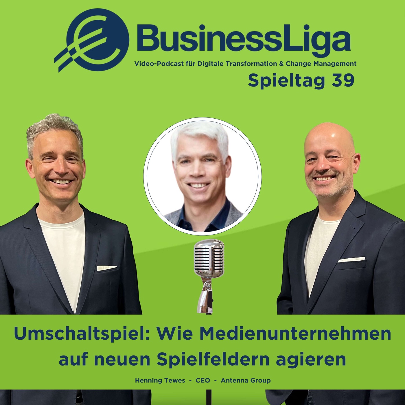 Spieltag 39: „Umschaltspiel: Wie Medienunternehmen auf neuen Spielfeldern agieren“ mit Henning Tewes.