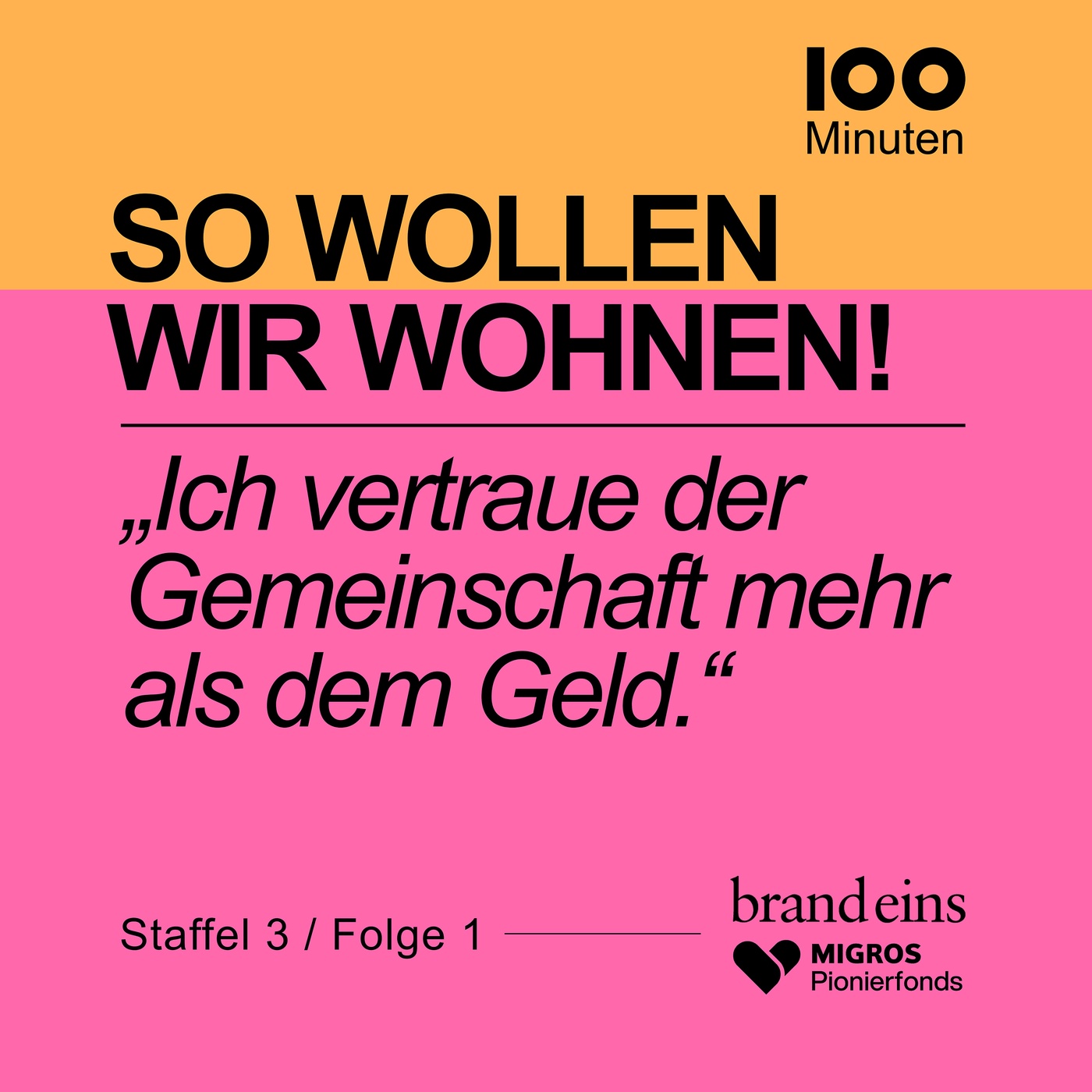 „Ich vertraue der Gemeinschaft mehr als dem Geld.“