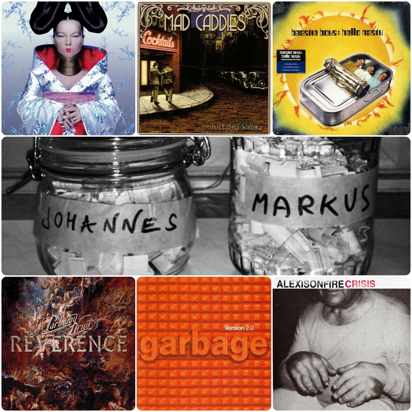 #8 - Alexisonfire, Beastie Boys, Björk, Garbage, Mad Caddies, Parkway Drive