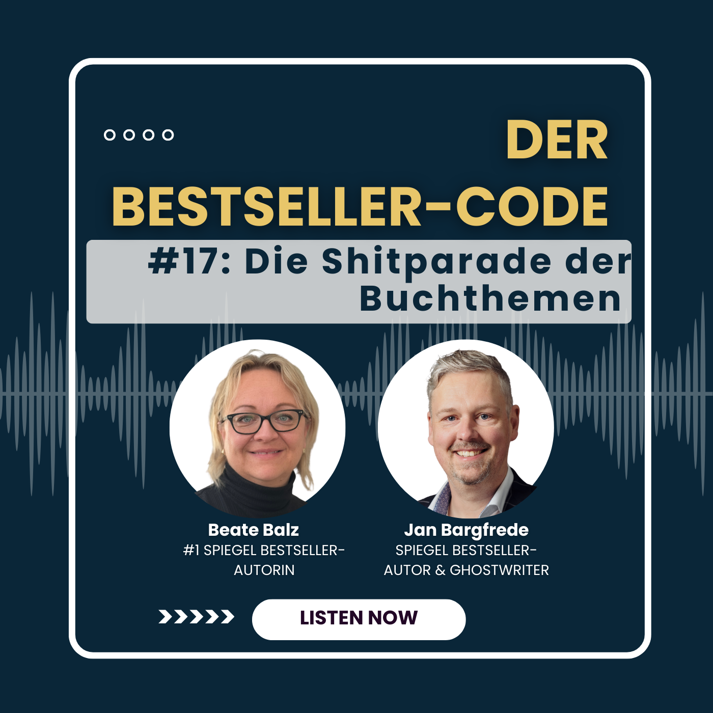 Der Bestseller-Code #17: Die Shitparade der Buchthemen