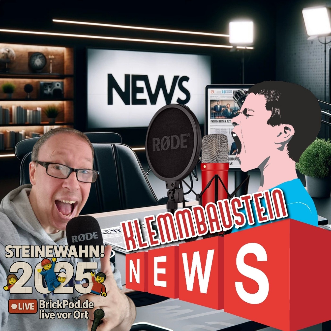 Klemmbaustein Nachrichten 28.09.2025 live vom SteineWAHN Berlin