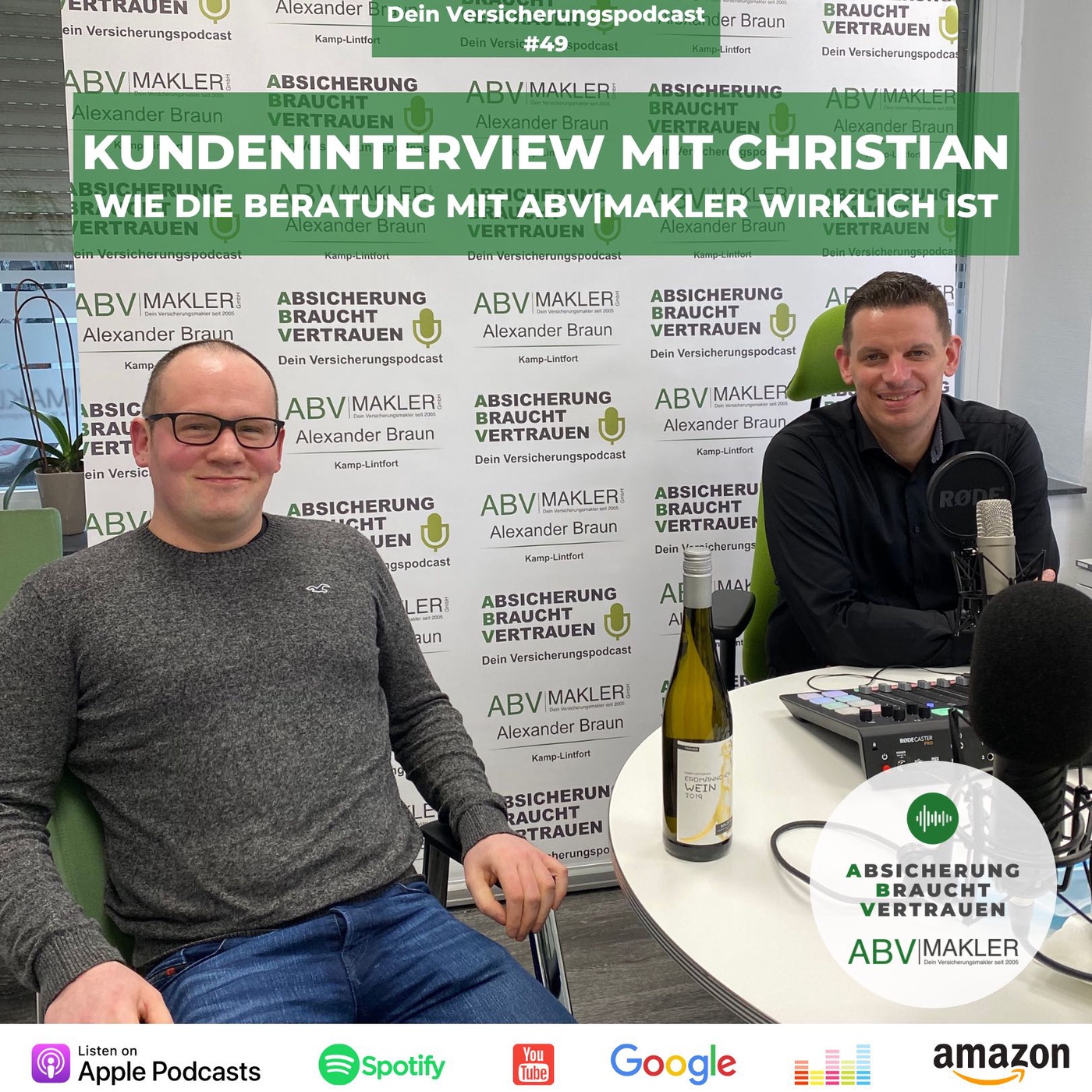 Kundeninterview mit Christian - Wie die Beratung mit ABV|MAKLER wirklich ist