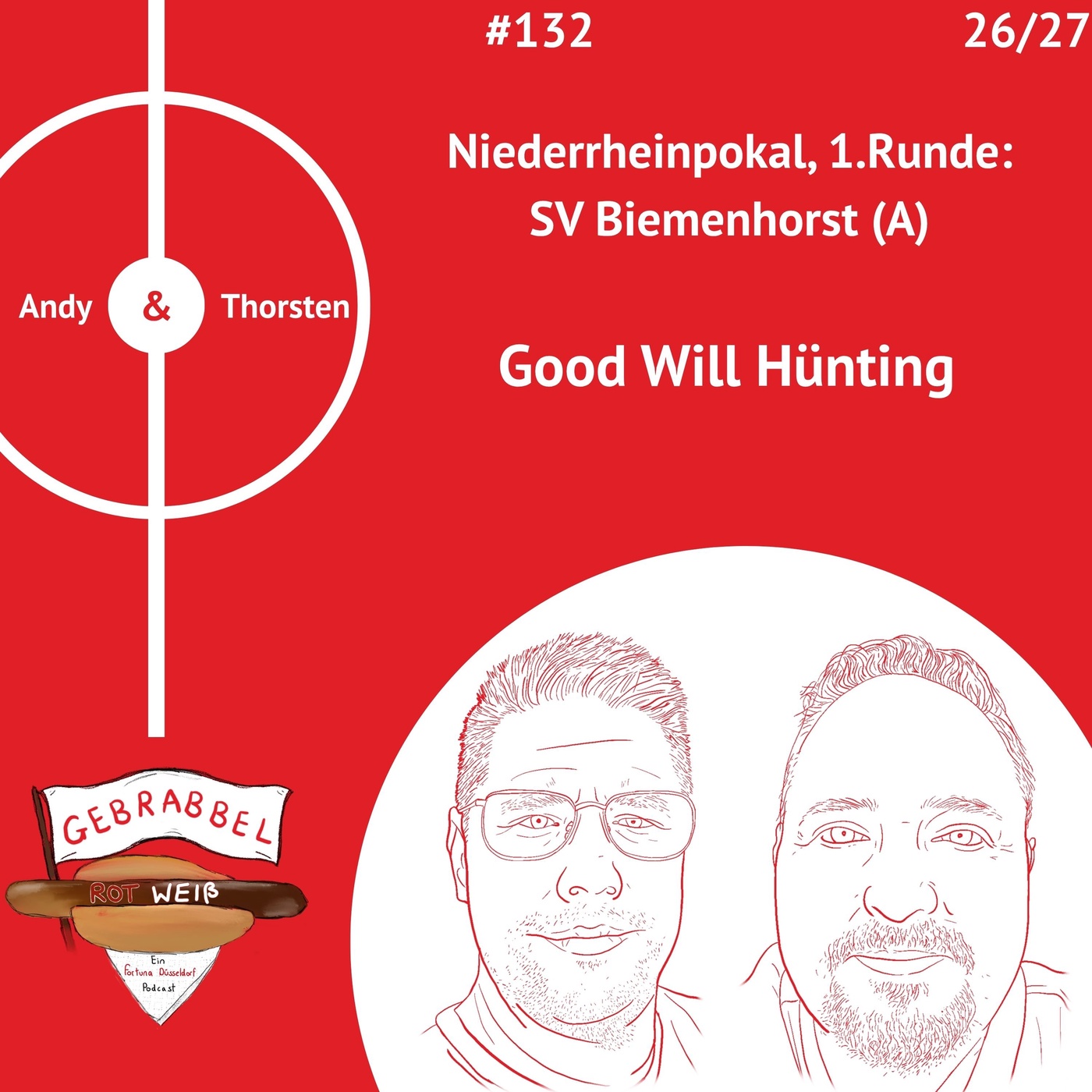 #132: Niederrheinpokal, 1.Runde: SV Biemenhorst (A) – Good Will Hünting