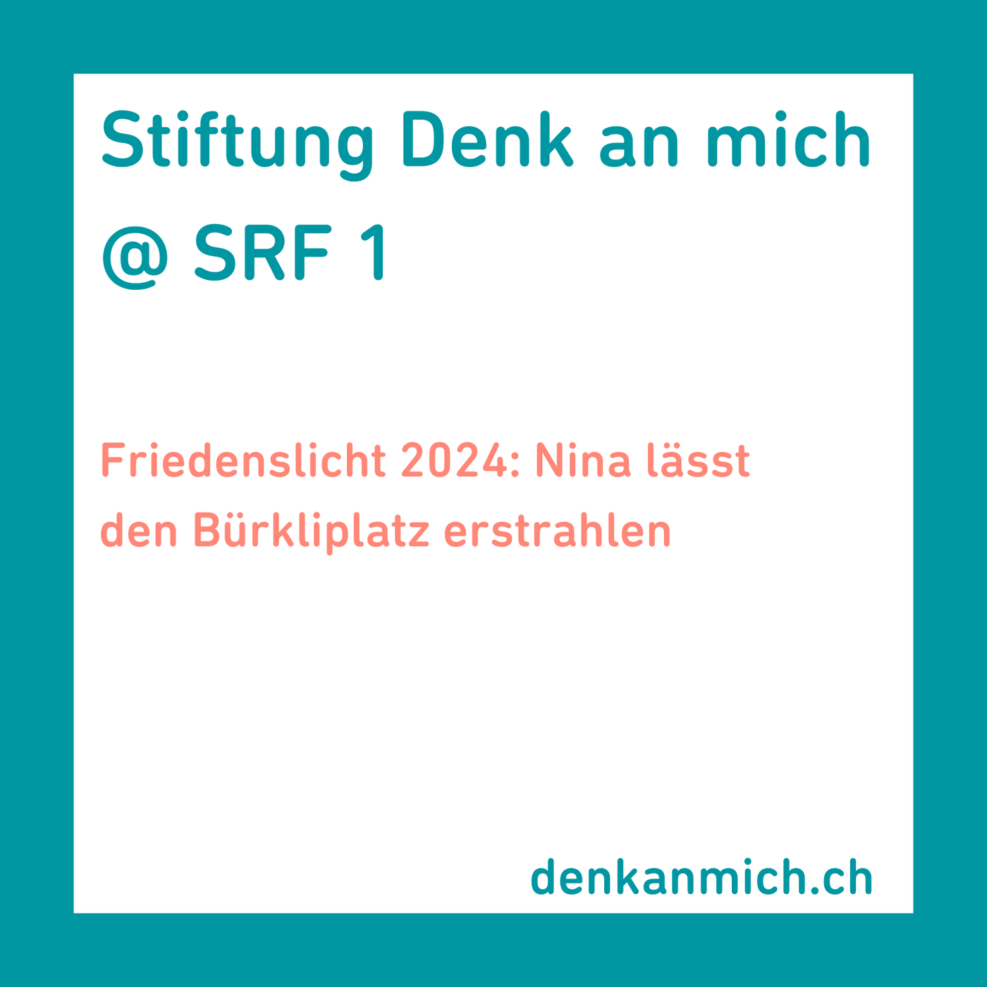 Friedenslicht 2024: Nina lässt den Bürkliplatz erstrahlen