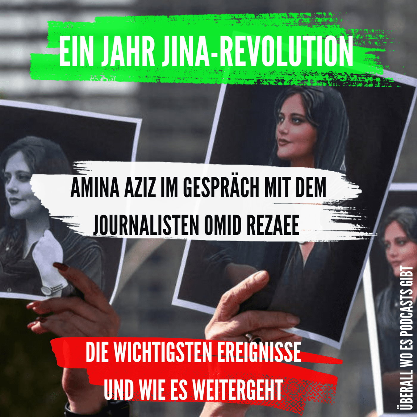 Ein Jahr Jina-Revolution - Amina Aziz im Gespräch mit Omid Rezaee