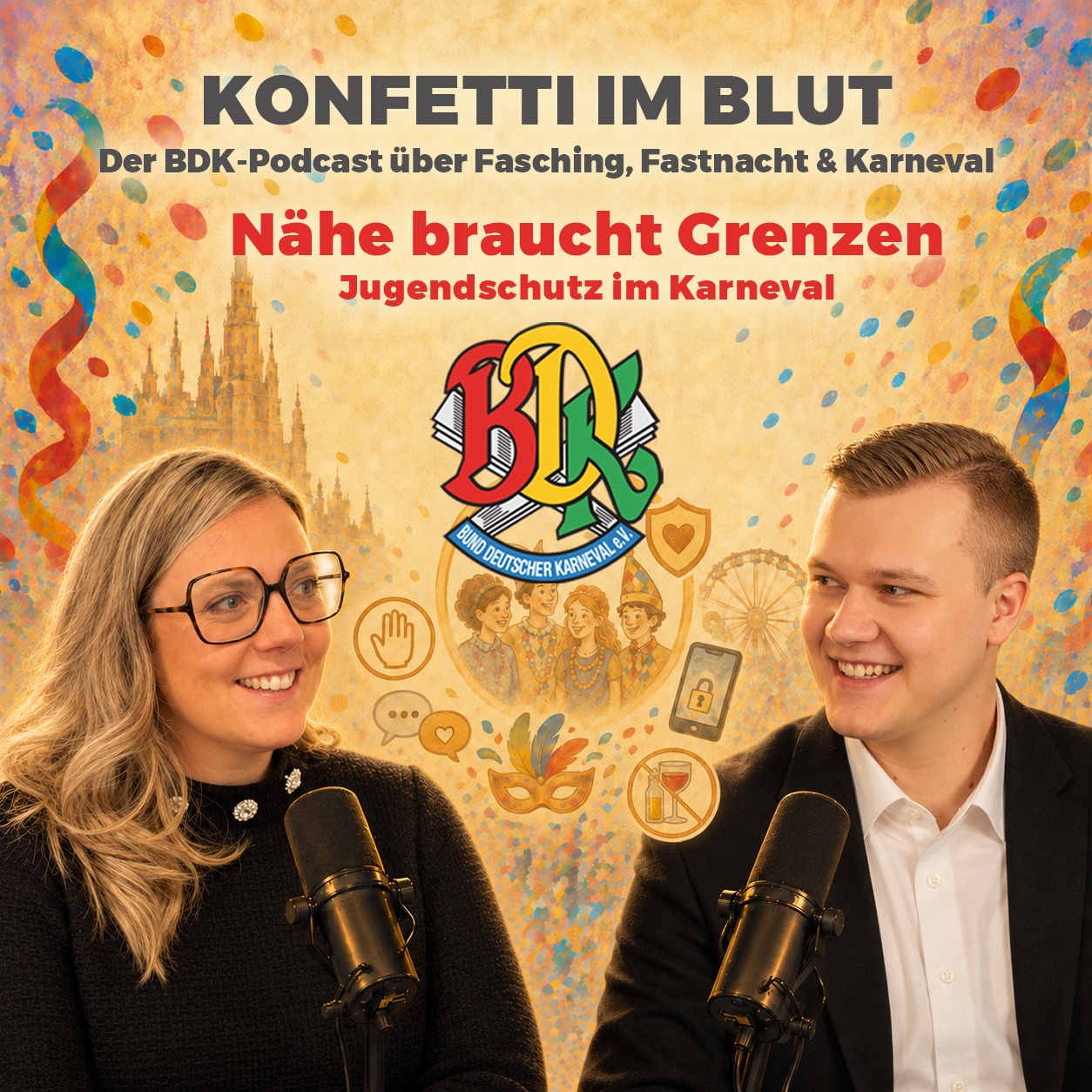 Konfetti im Blut --- Nähe braucht Grenzen – Jugendschutz im Karneval