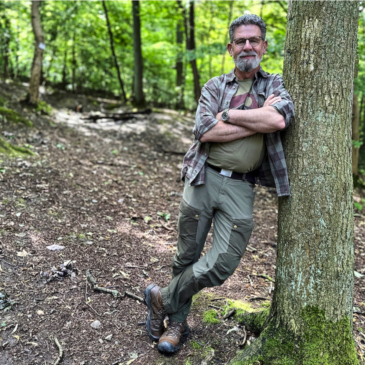 Stefan Alberts liebt das Bad im Wald