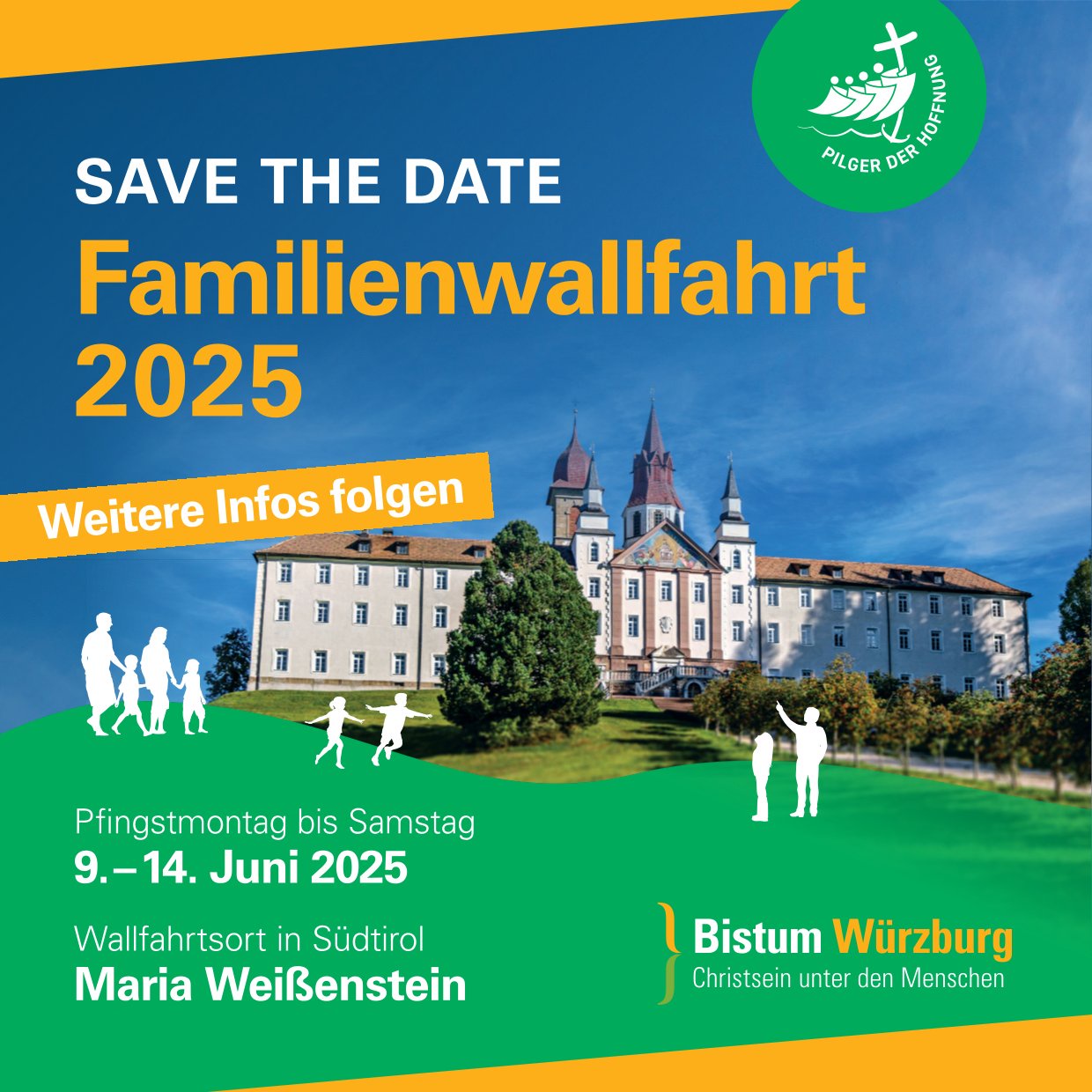 Mit der Familienwallfahrt geht es nach Südtirol