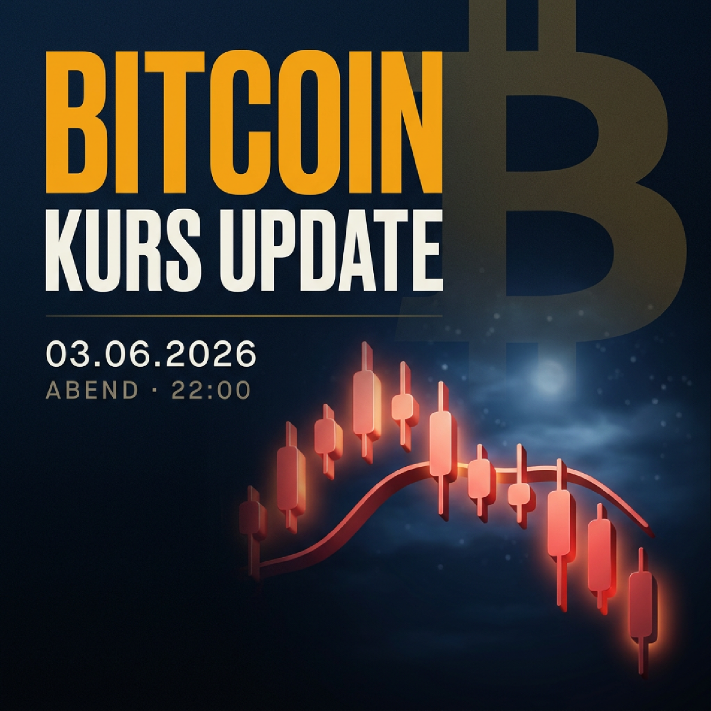 Bitcoin Kurs Abend 03.06.2026: 56.338 € (-2.40 %)