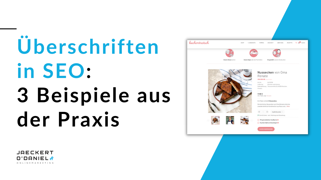 SEO Überschriften: Was bringen h1 und h2-Überschriften?