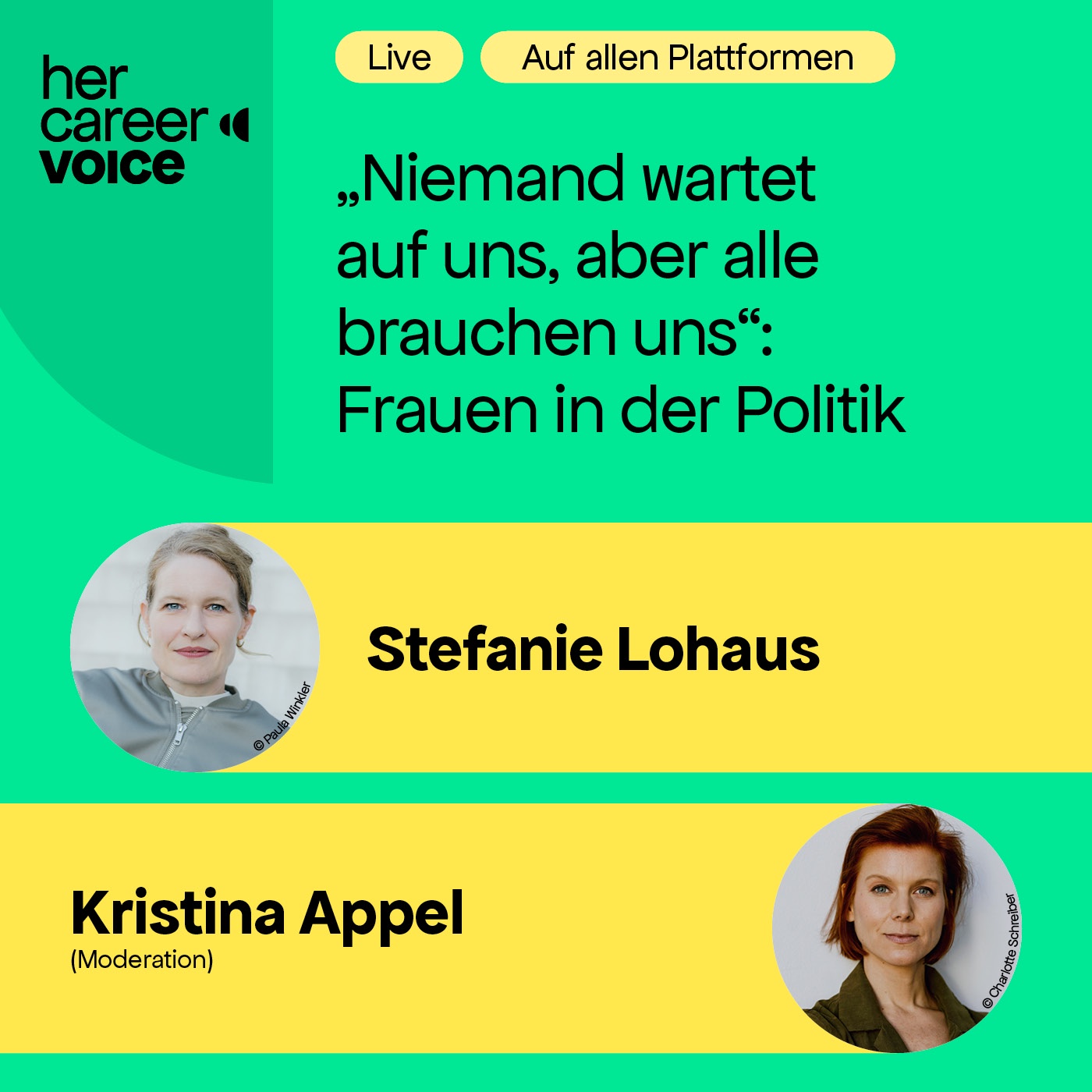 Frauen in der Politik: “Niemand wartet auf uns – aber alle brauchen uns.” 